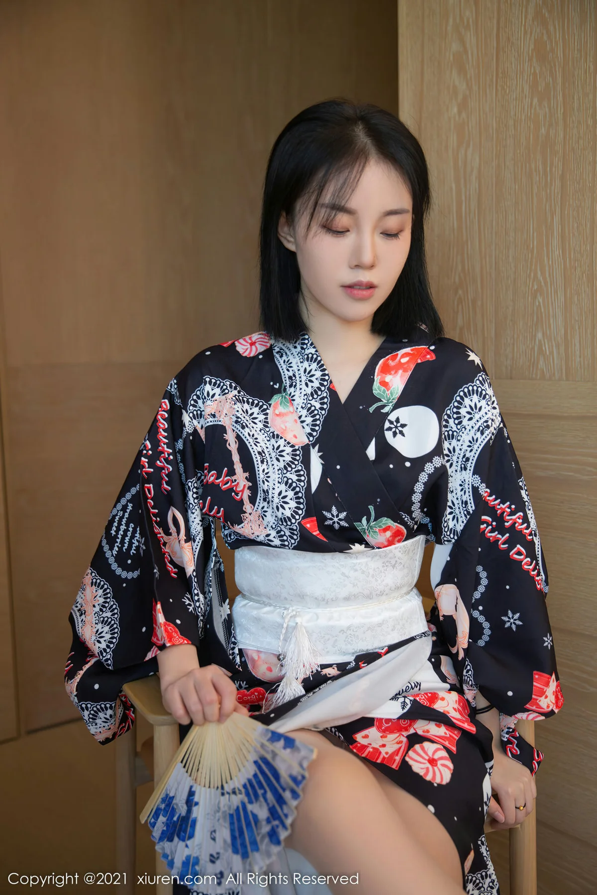 XiuRen 秀人 No.4313 日式和服与原色丝袜 一颗甜蛋黄a 性感写真222 - 2