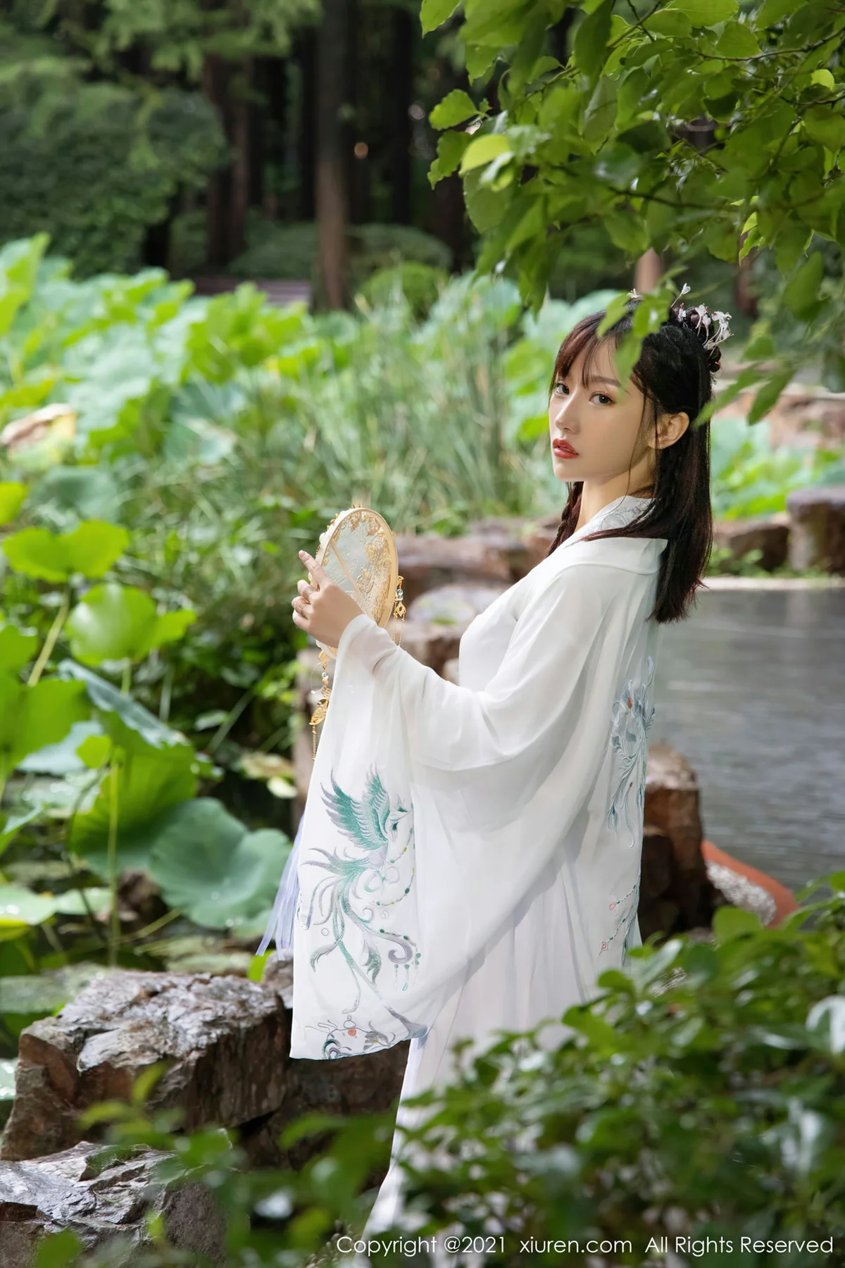 XiuRen 秀人 No.4344 白色古装服饰装扮  西门小玉 性感写真 - 3