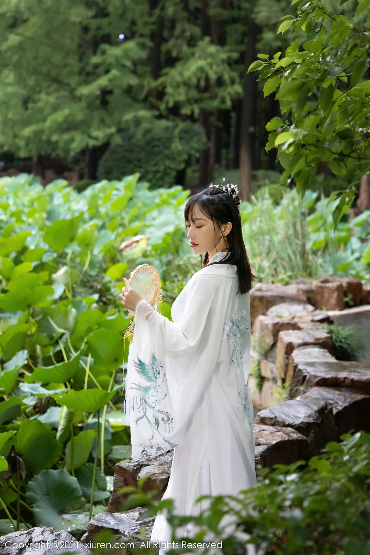 XiuRen 秀人 No.4344 白色古装服饰装扮  西门小玉 性感写真 - 4