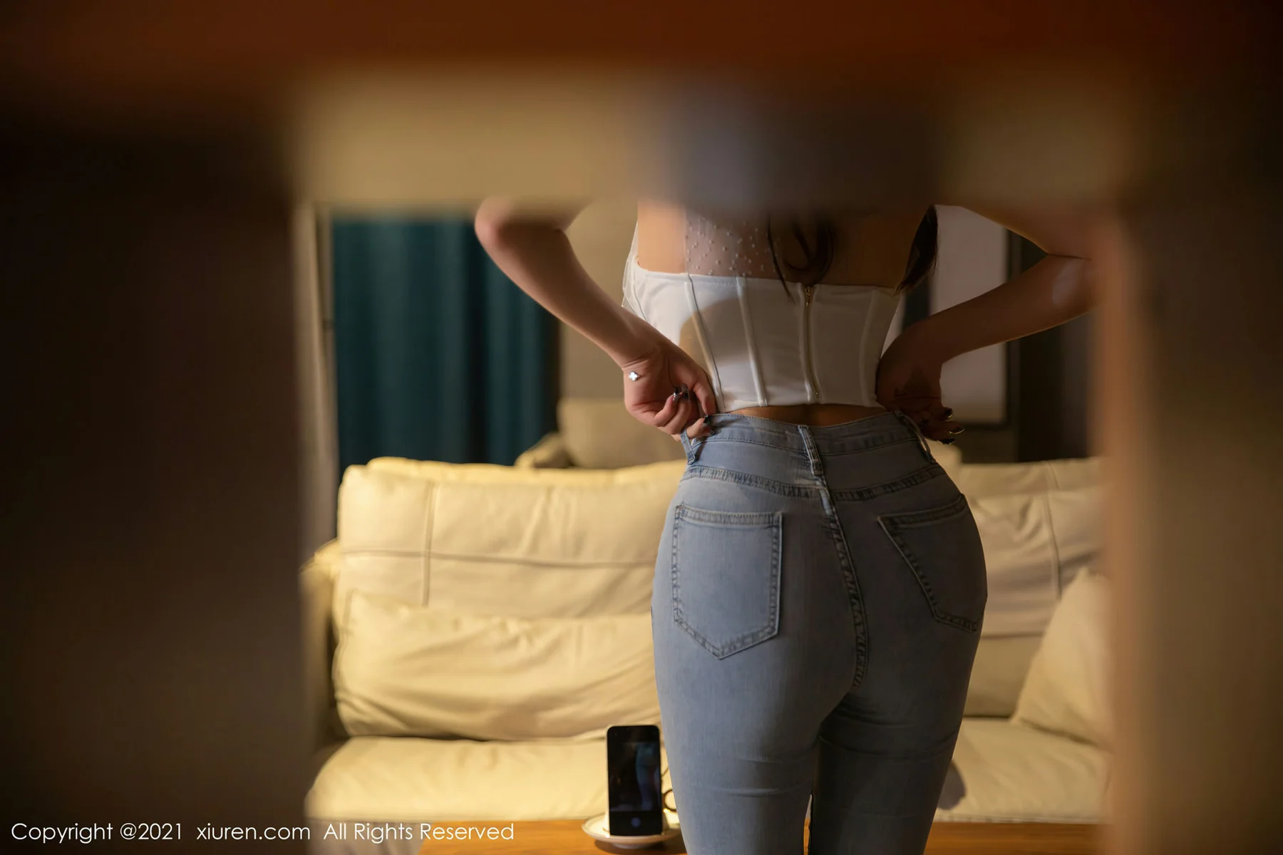 XiuRen 秀人 No.4404 图书馆偷窥视角 杨晨晨Yome 私房写真111 - 8