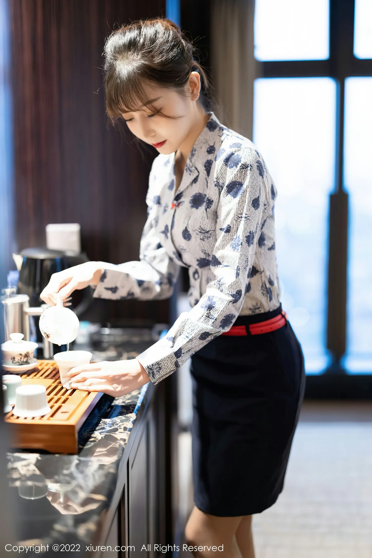 XiuRen 秀人 No.4447 空姐制服 林星阑 性感写真22 - 1