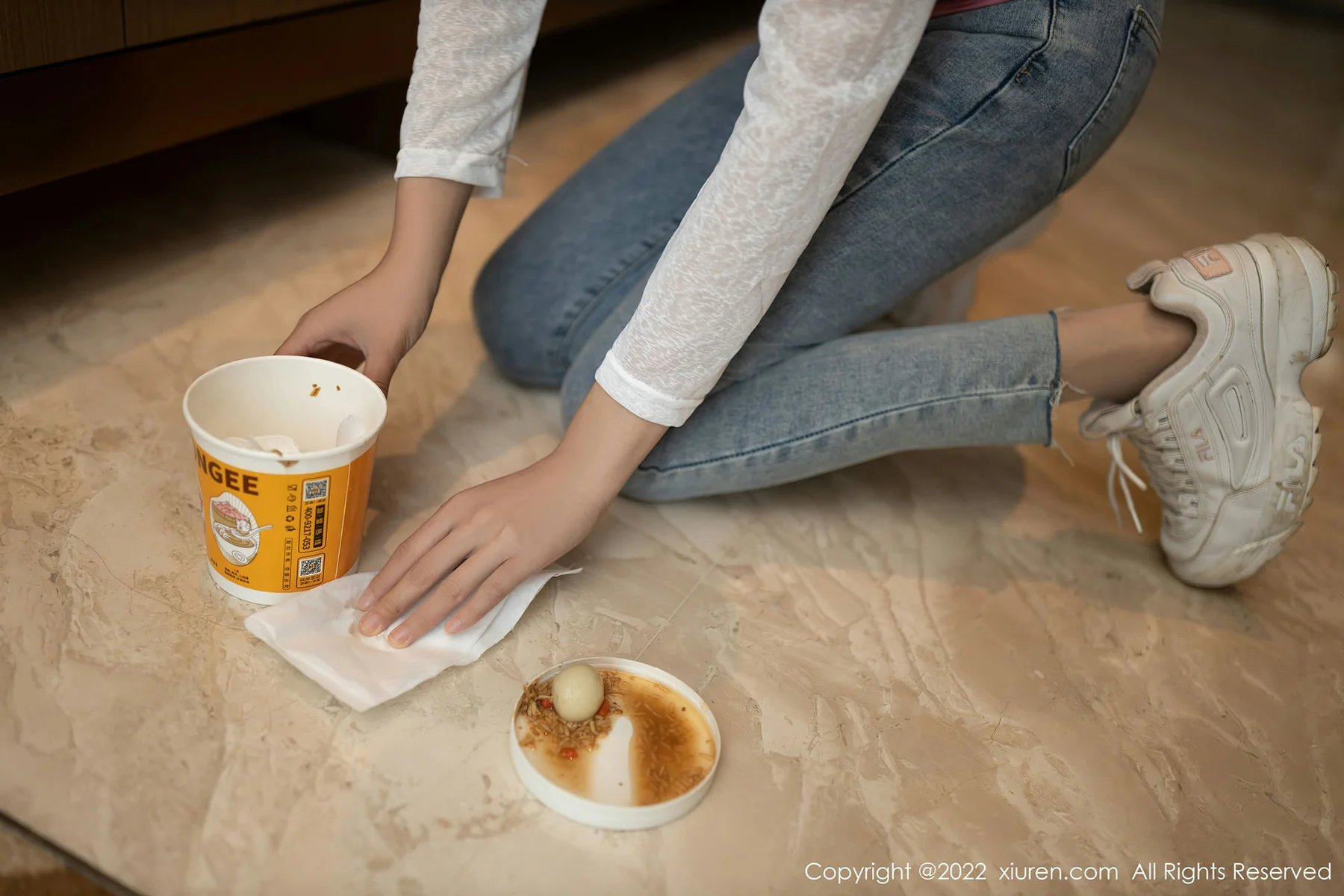 XiuRen 秀人 No.4493 外卖配送员角色扮演 陆萱萱 性感写真1 - 10