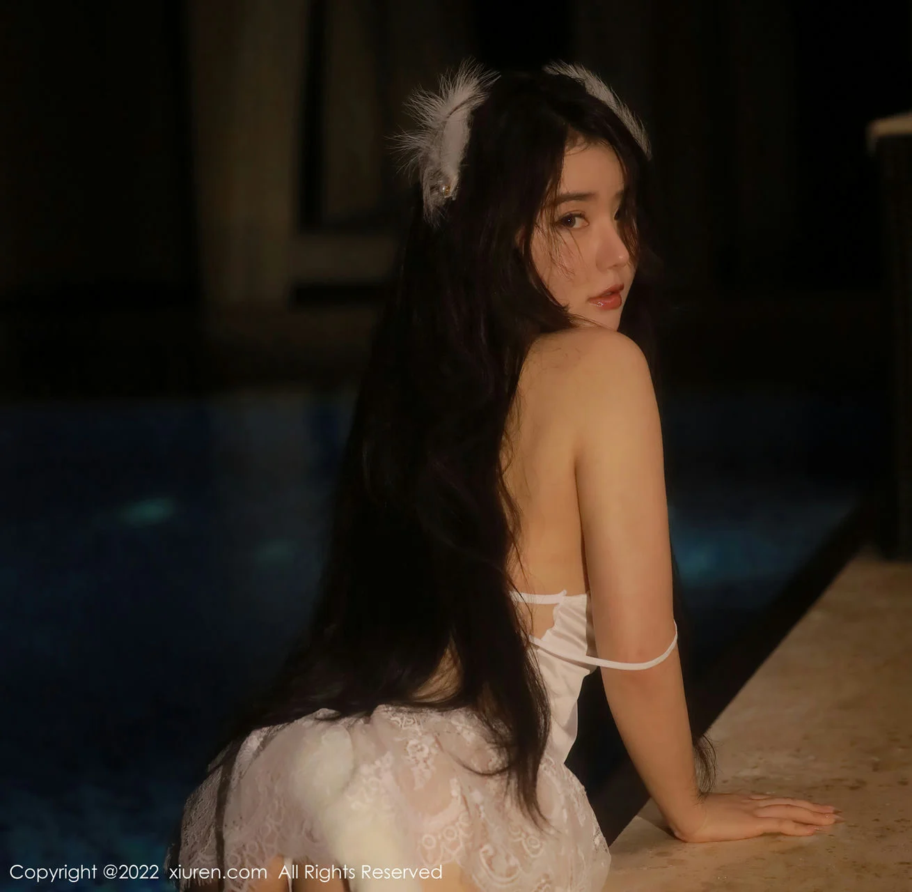 XiuRen 秀人 No.4504 情趣吊带 Manuela玛鲁娜 三亚旅拍33 - 5