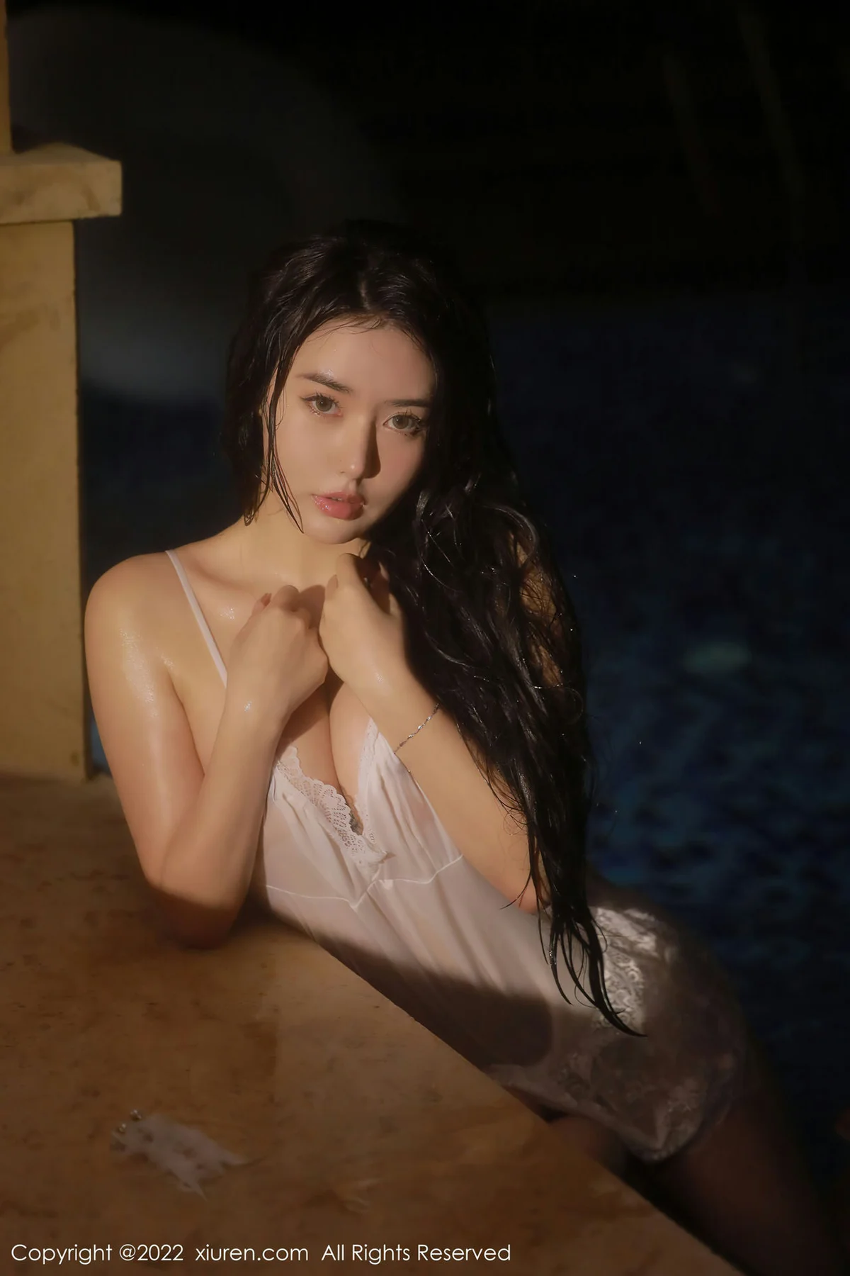 XiuRen 秀人 No.4504 情趣吊带 Manuela玛鲁娜 三亚旅拍33 - 10