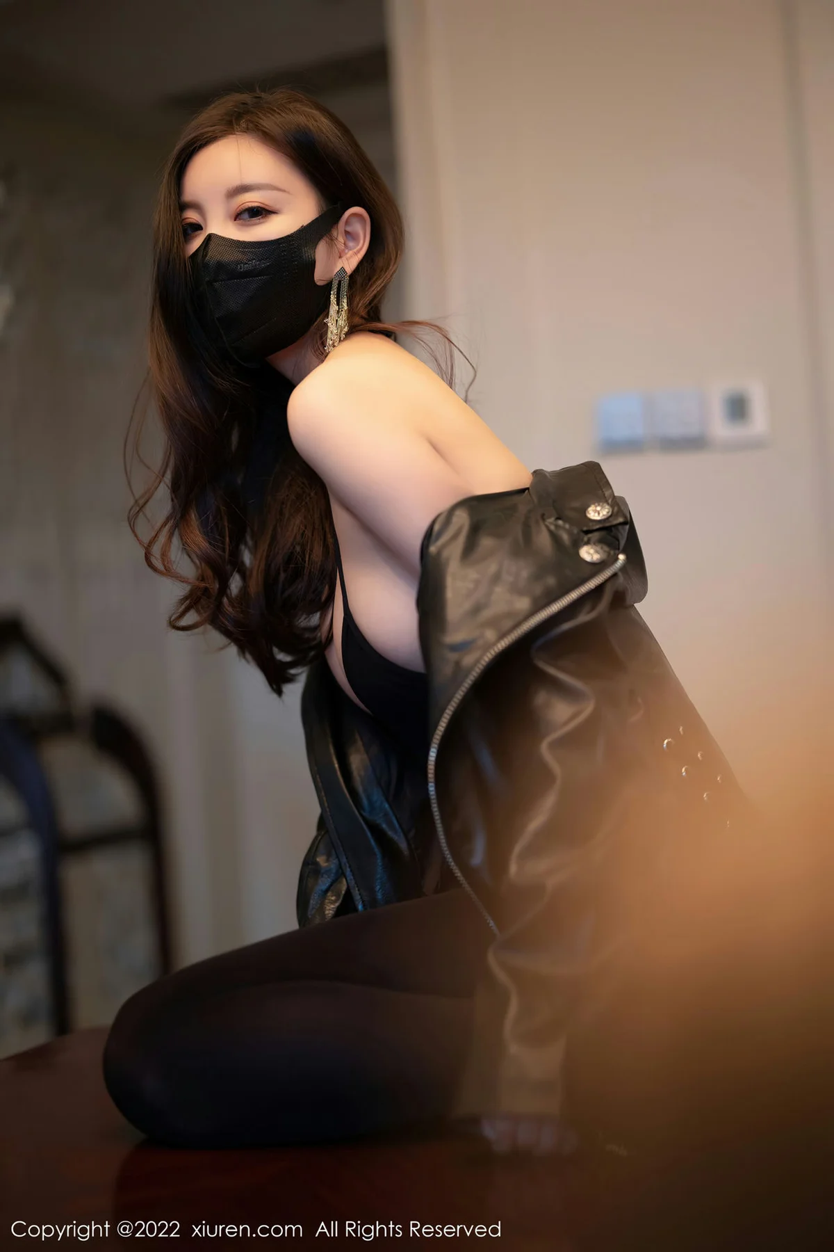 XiuRen 秀人 No.4505 黑色皮衣 杨晨晨Yome 私房写真111 - 10