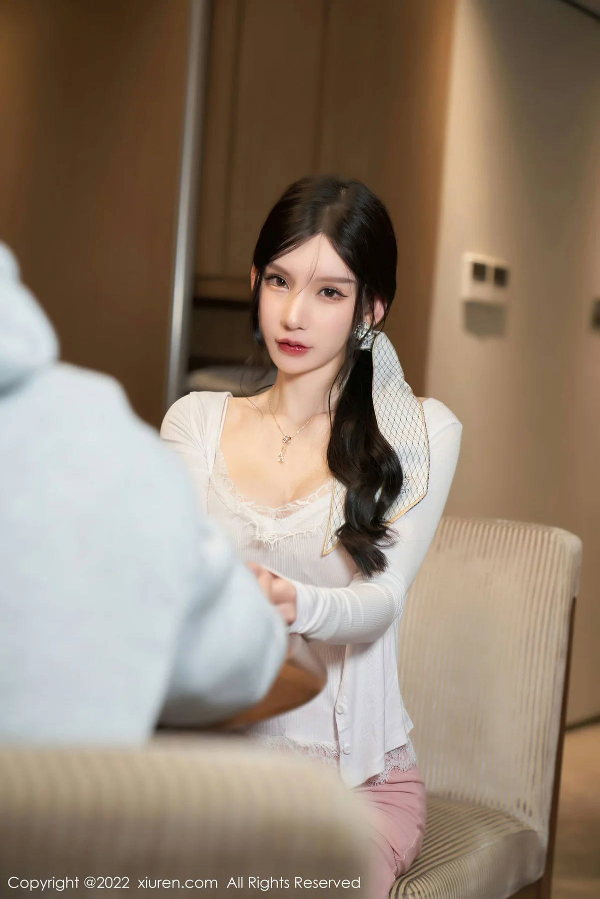 XiuRen 秀人 No.4517 白色高跟鞋 周于希Sally 性感写真111 - 1