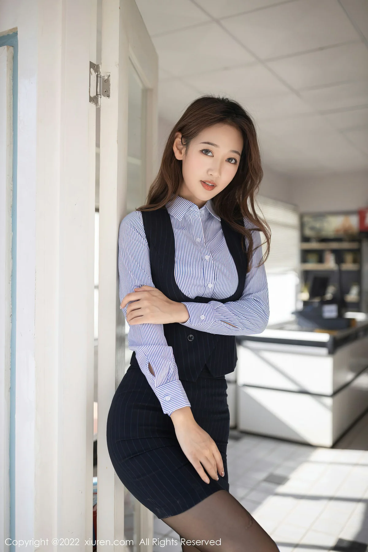 XiuRen 秀人 No.4532 超市收银员 唐安琪 性感写真111 - 2