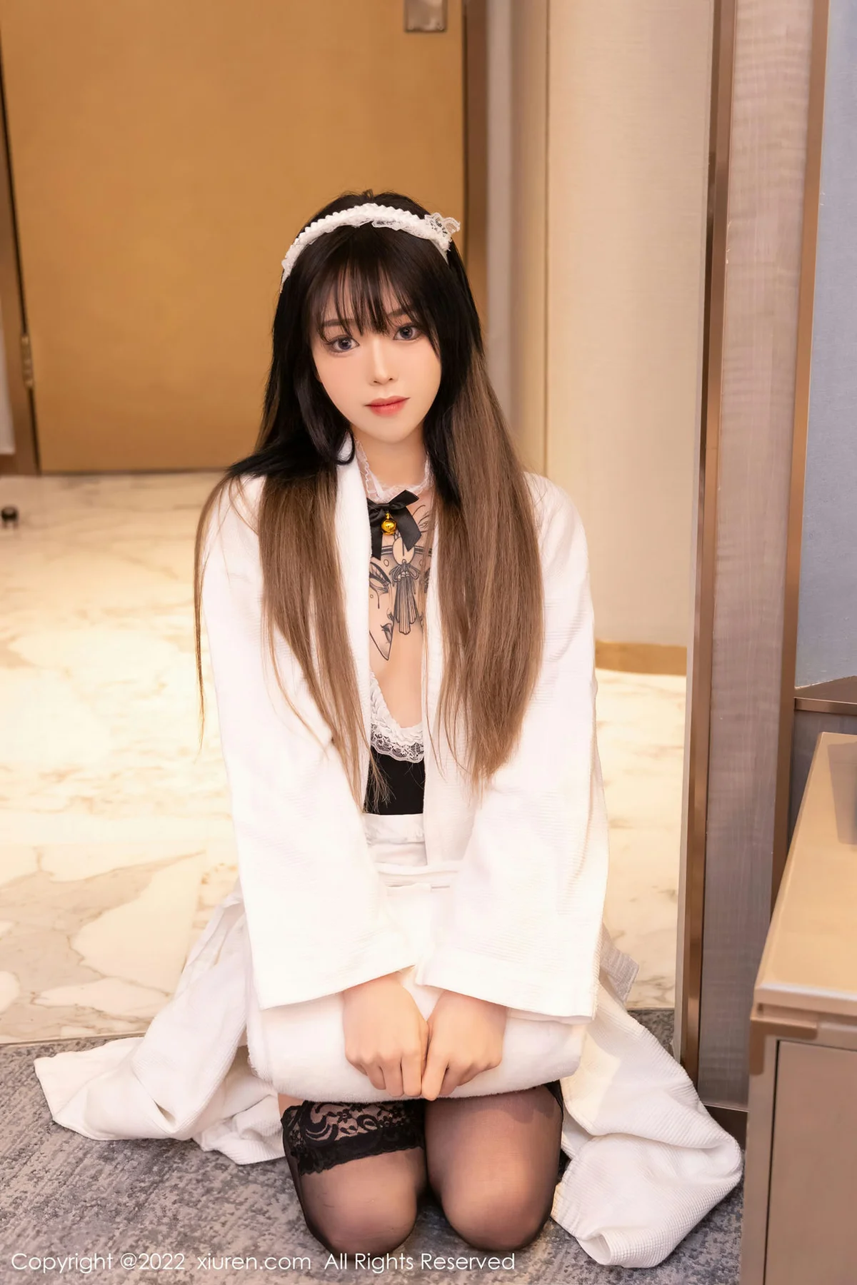 XiuRen 秀人 No.4535 可爱女仆 奶瓶. 性感写真1 - 5