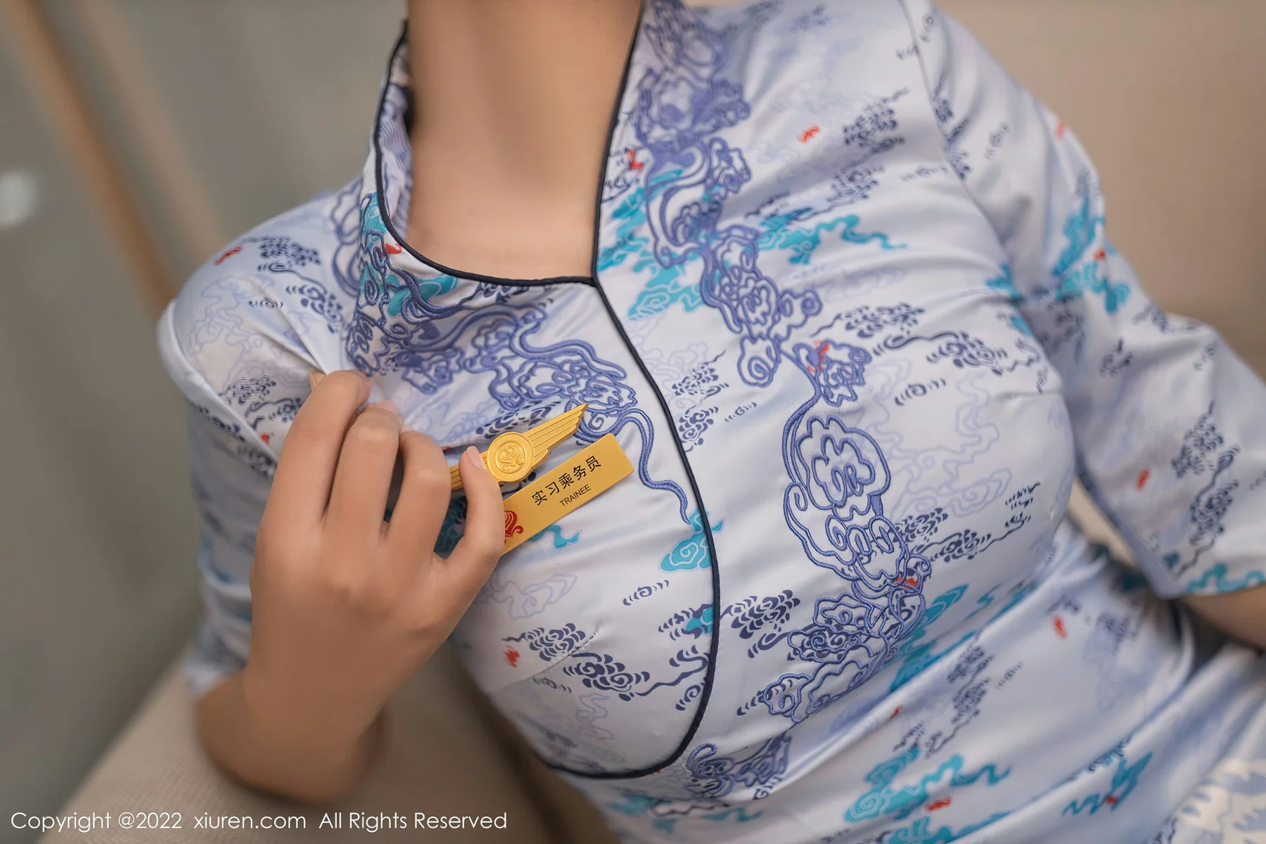 XiuRen 秀人 No.4552 角色扮演空姐旗袍 唐安琪 珠三角旅拍111 - 8