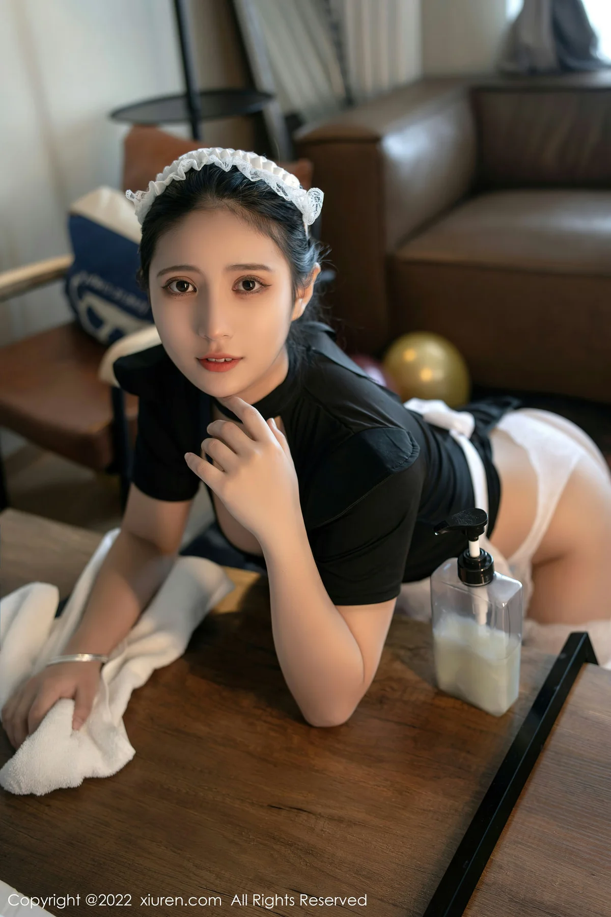 XiuRen 秀人 No.4554 小女仆美模 久久Aimee 22年第一弹写真22 - 8