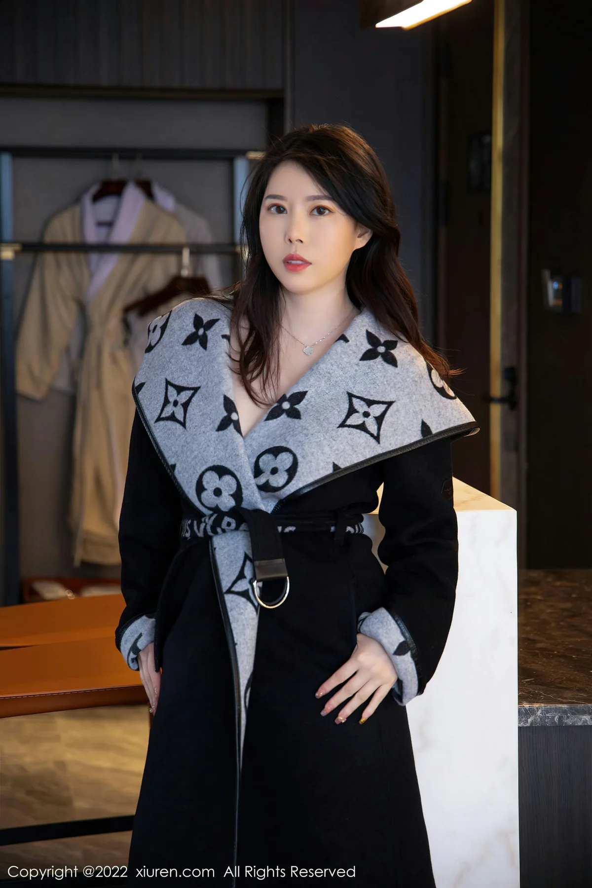 XiuRen 秀人 No.4560 黑色蕾丝 白茹雪 性感写真11 - 1