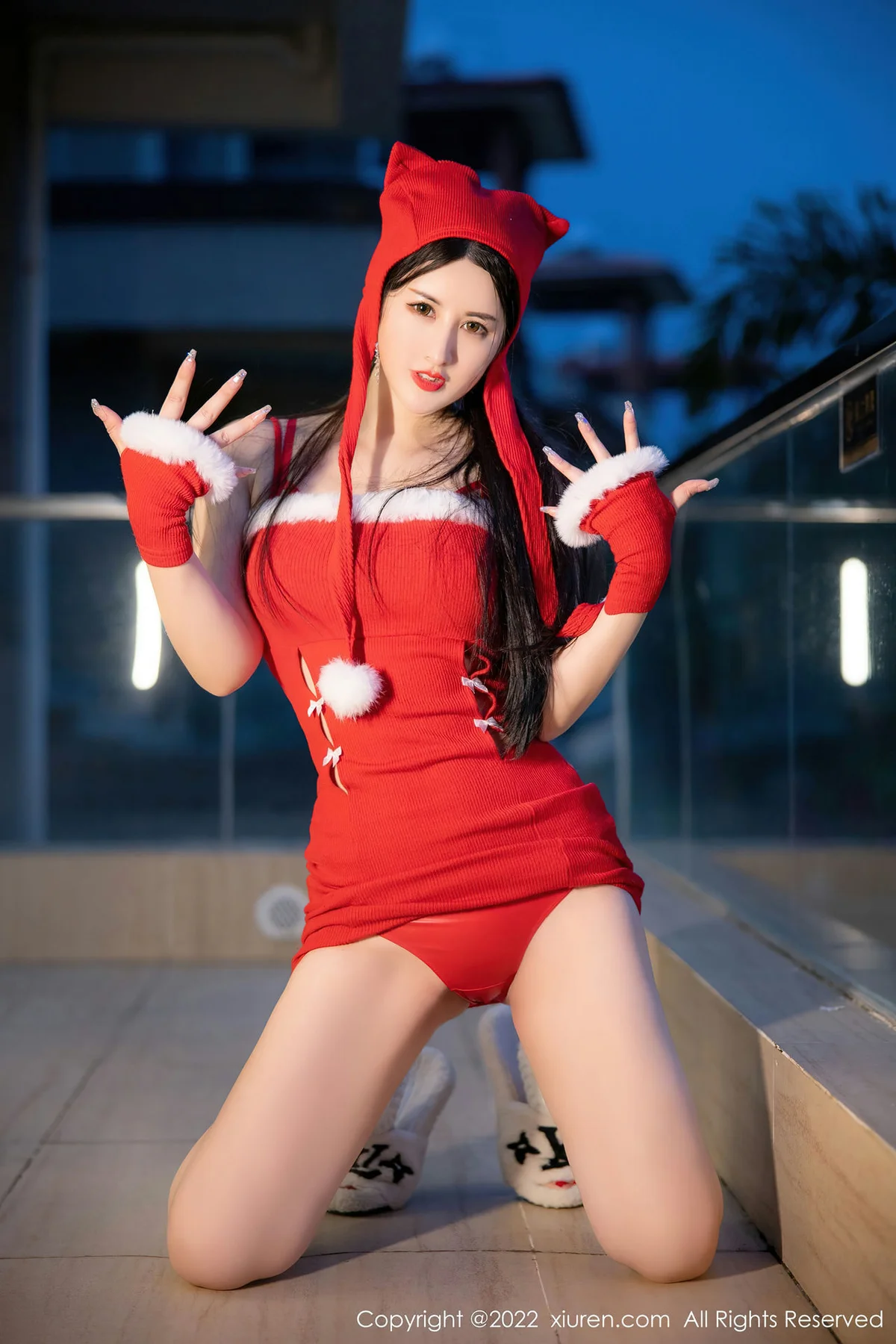 XiuRen 秀人 No.4565 新年气氛拍摄 诗诗kiki 性感写真3 - 8