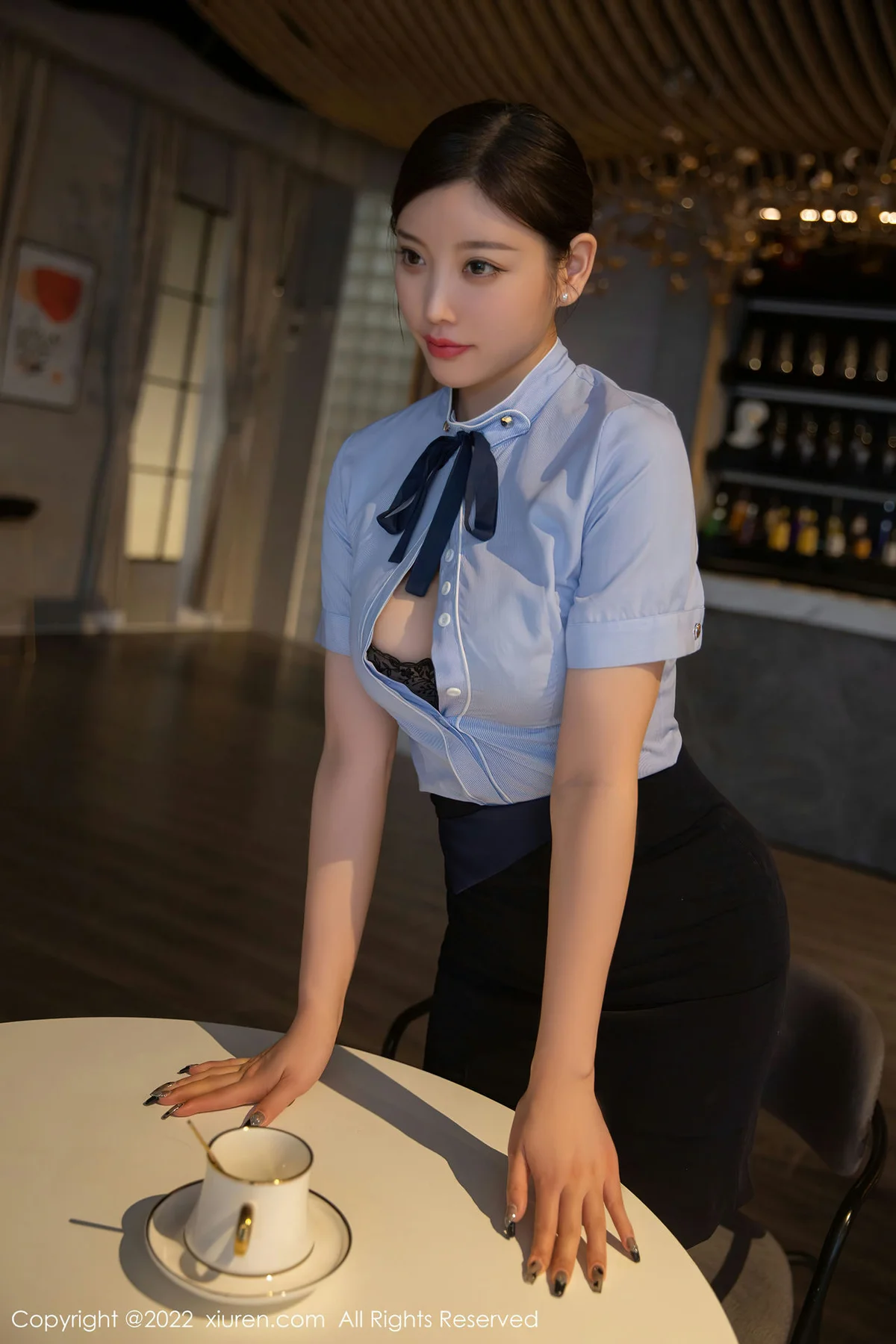 XiuRen 秀人 No.4627 角色扮演咖啡店员 杨晨晨Yome 私房写真1 - 10