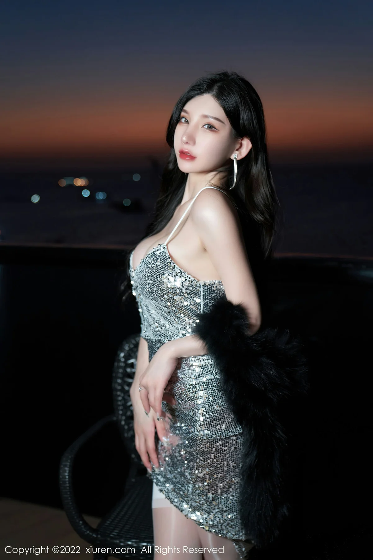 XiuRen 秀人 No.4628 闪亮吊带裙 周于希Sally 三亚旅拍111 - 5