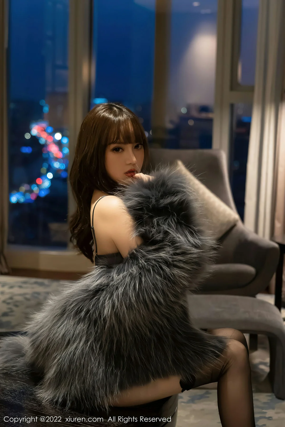 XiuRen 秀人 No.4644 诱人黑丝 豆瓣酱 性感写真1 - 9