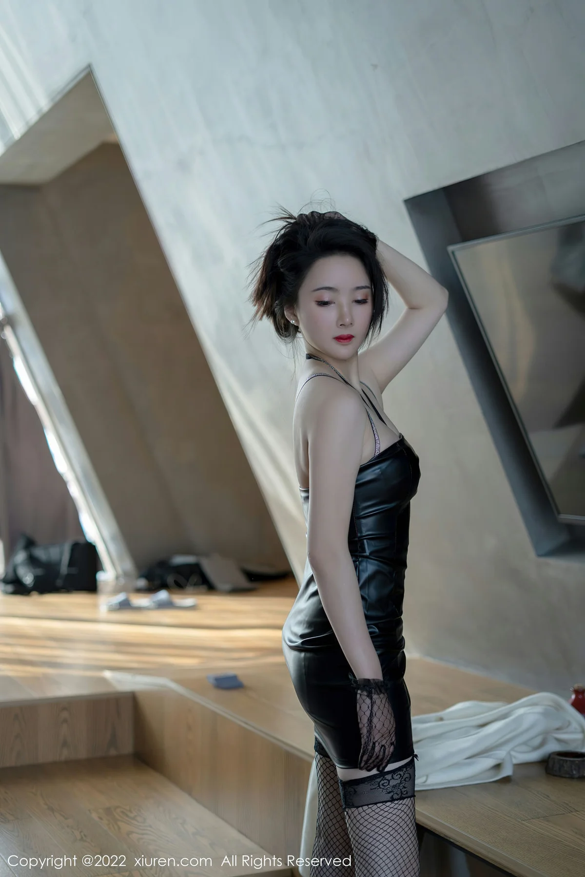 XiuRen 秀人 No.4779 黑色清透内衣 summer宝宝 性感写真 - 1