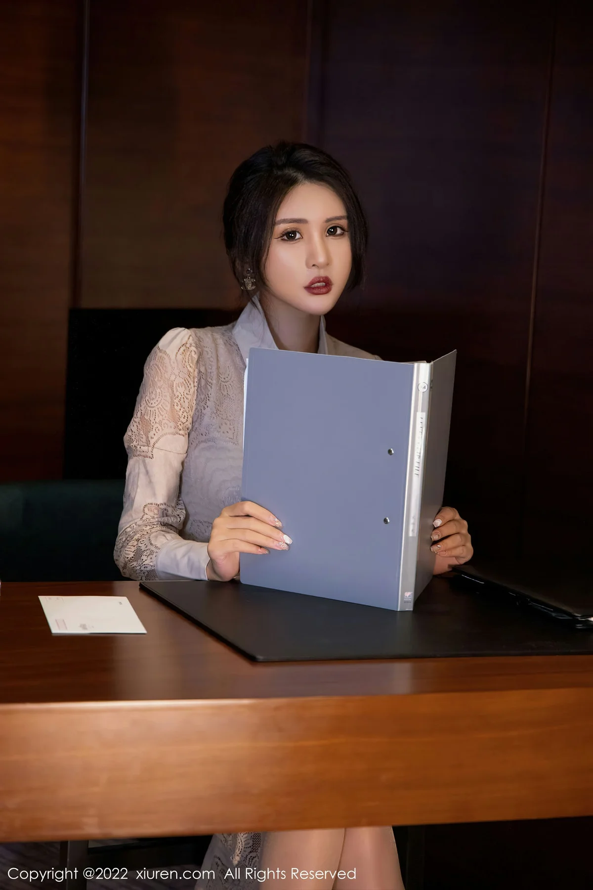 XiuRen 秀人 No.4874 OL装扮 Emily尹菲 性感写真 - 2