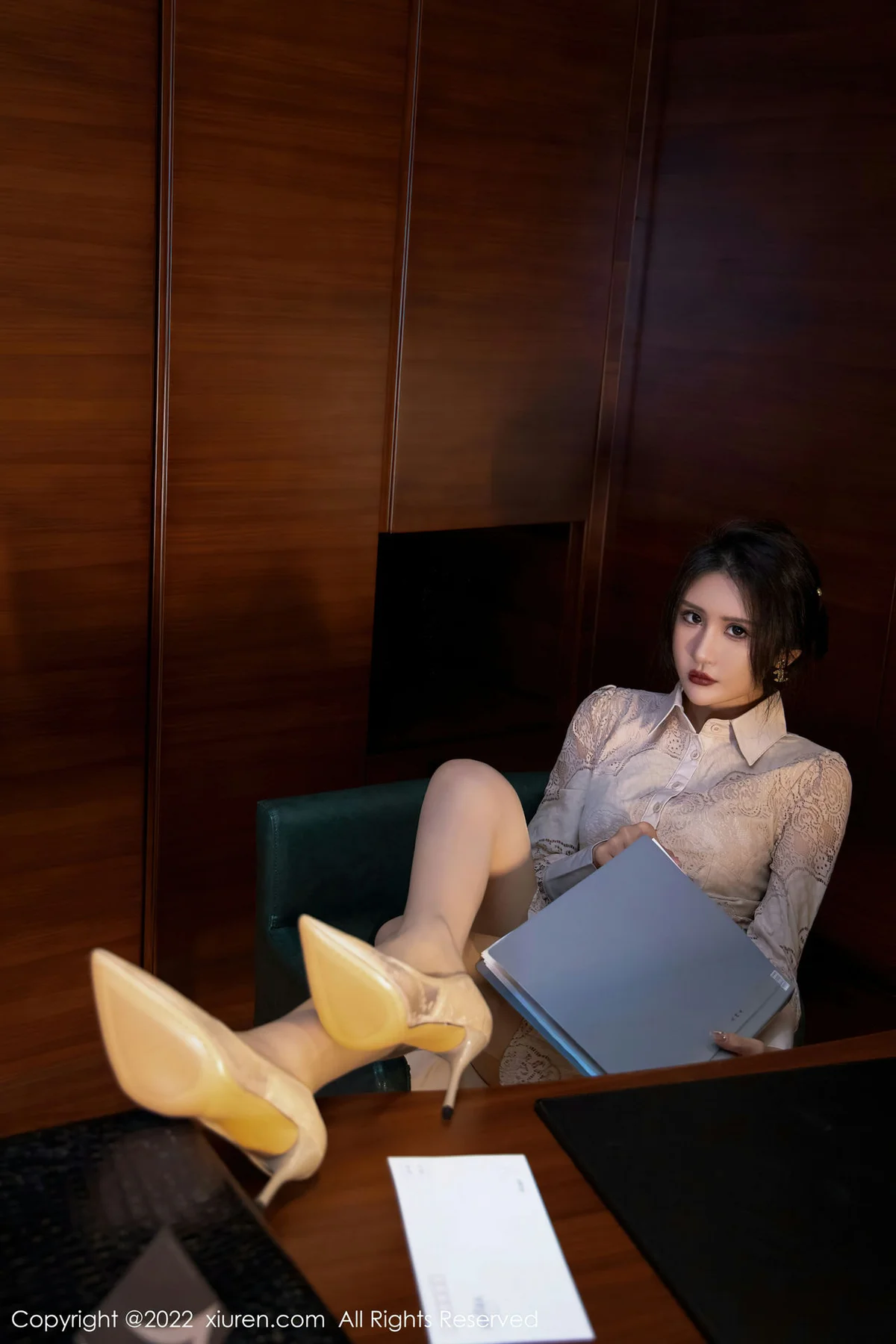 XiuRen 秀人 No.4874 OL装扮 Emily尹菲 性感写真 - 7