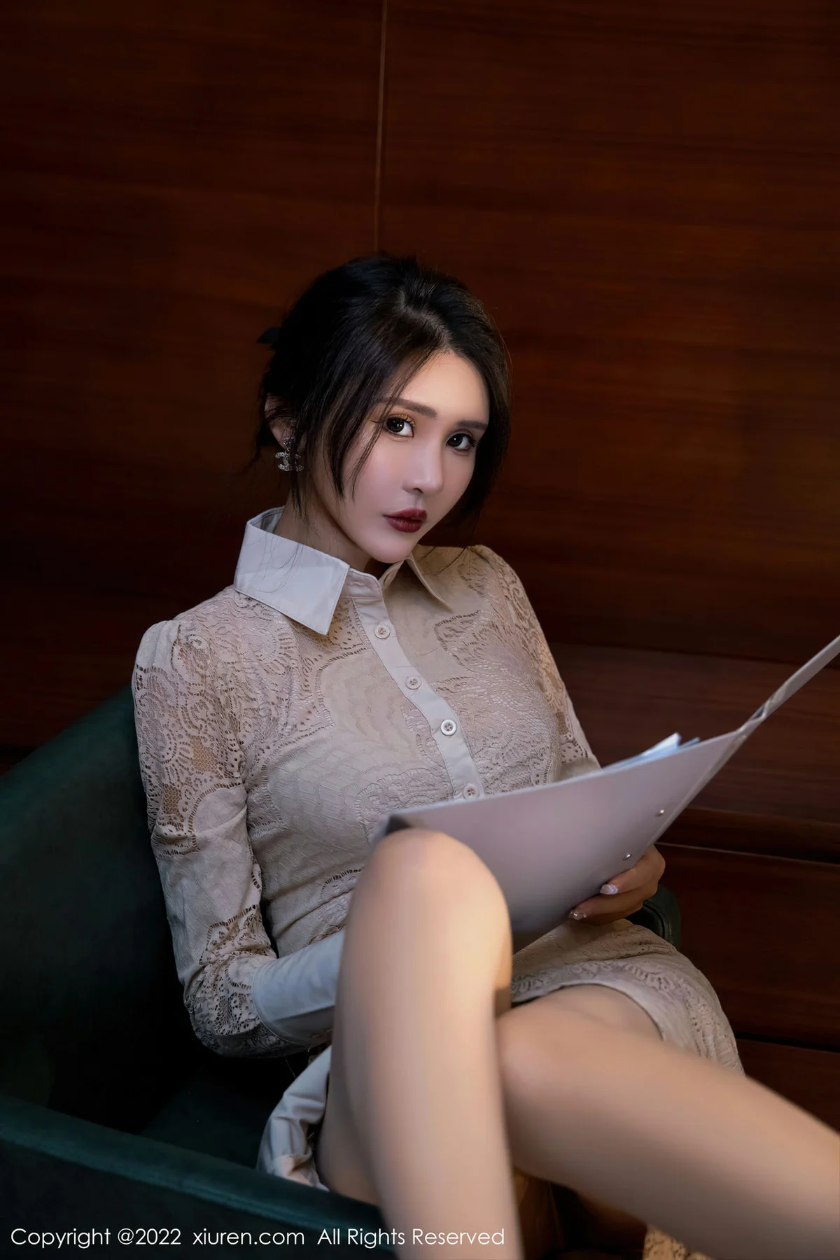 XiuRen 秀人 No.4874 OL装扮 Emily尹菲 性感写真 - 10