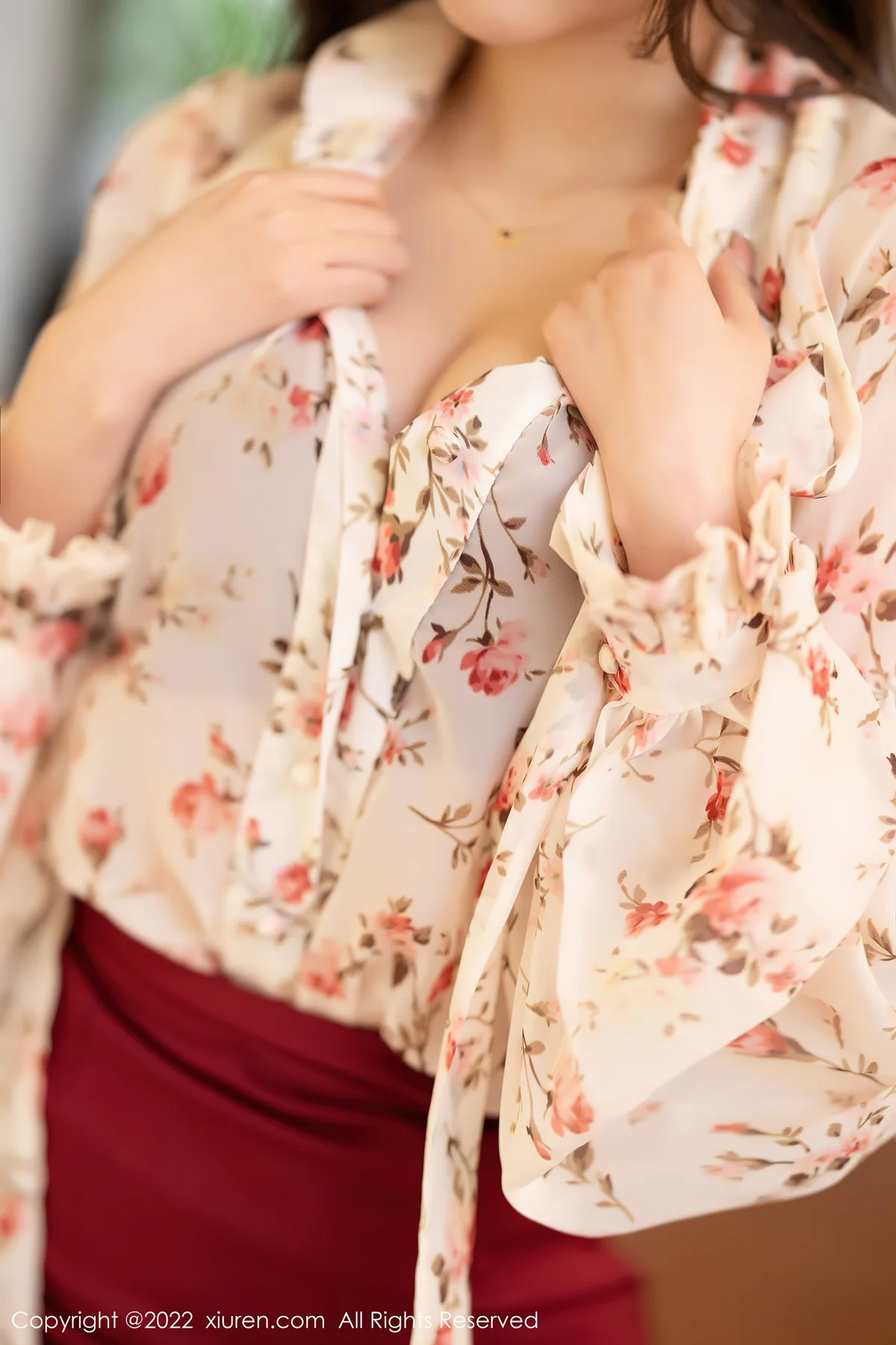 XiuRen 秀人 No.4892 花纹上衣 杨晨晨Yome 私房写真333 - 7