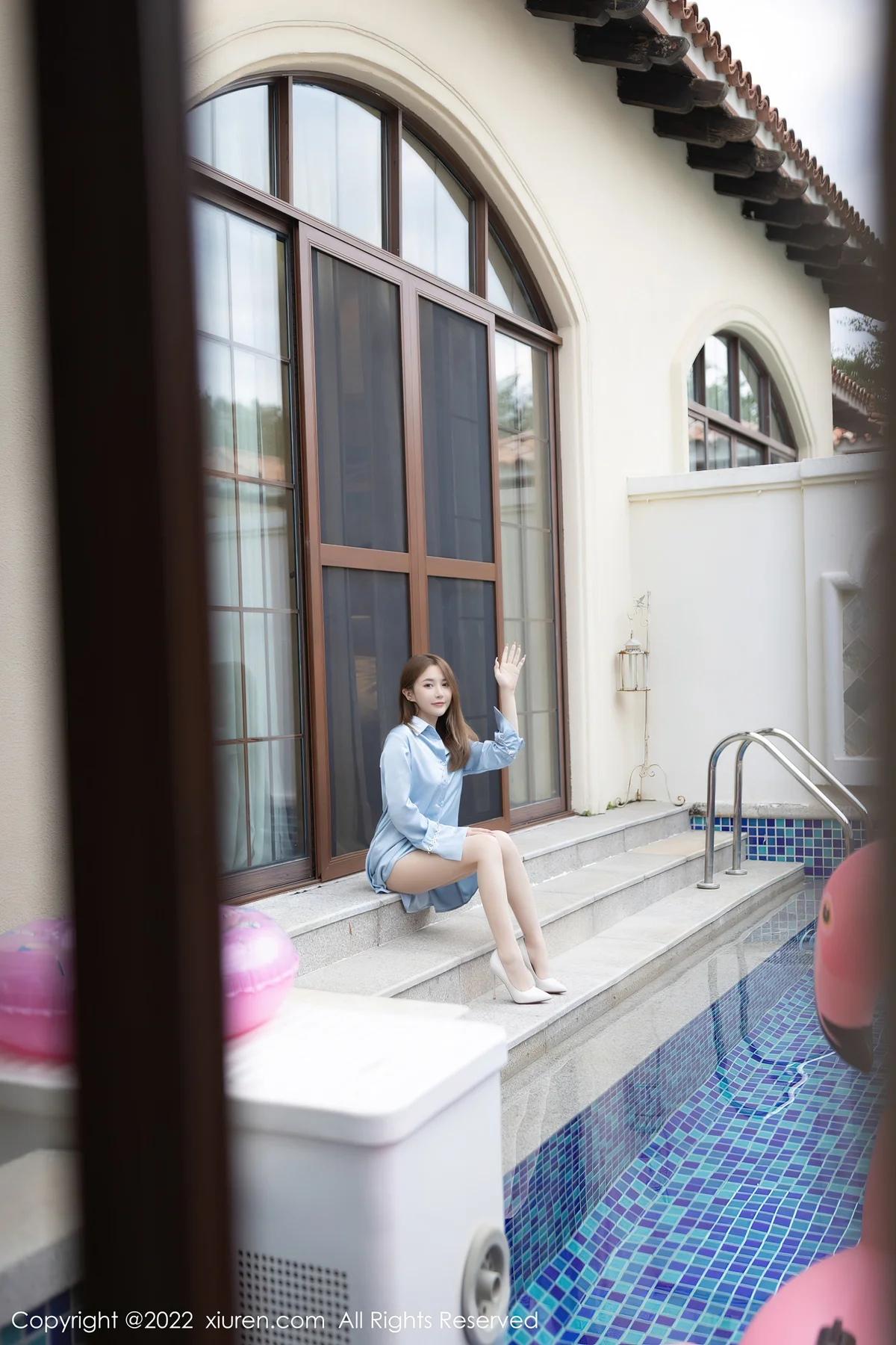 XiuRen 秀人 No.4911 诱人原色丝袜 鱼子酱Fish 三亚旅拍写真111 - 6