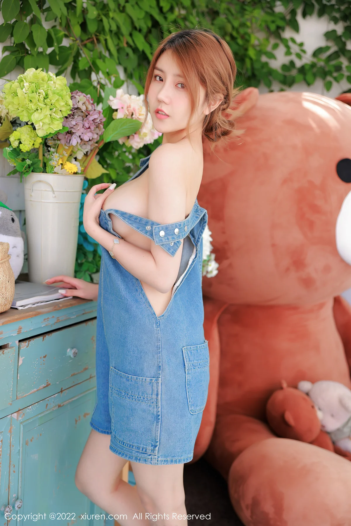 XiuRen 秀人 No.4922 吊带短裙 sugar糖酒酒 首套写真1 - 5