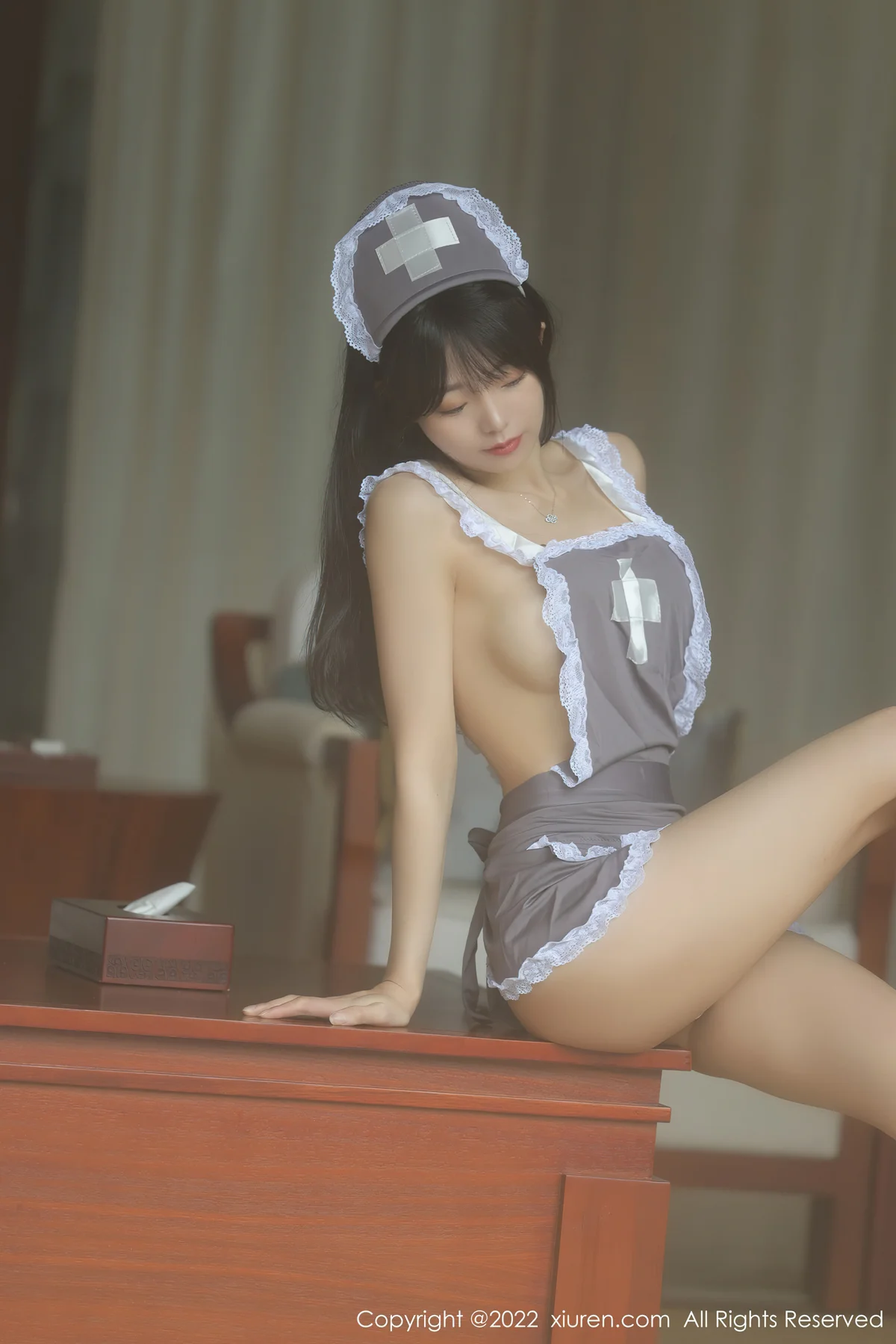 XiuRen 秀人 No.4924 女仆装扮 佘贝拉bella 海南岛旅拍3 - 5