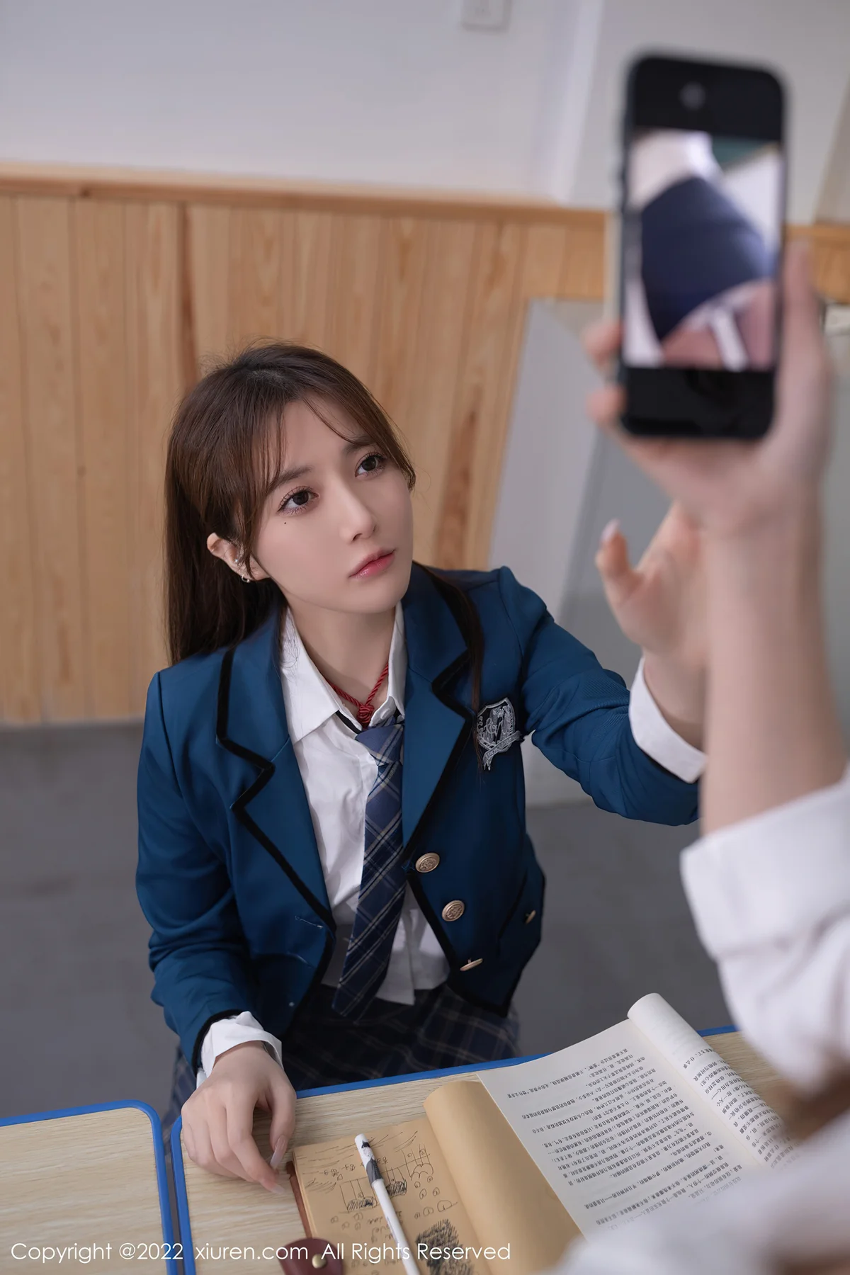 XiuRen 秀人 No.4941 “侘びの教室”拍摄主题  鱼子酱Fish 三亚旅拍11 - 4