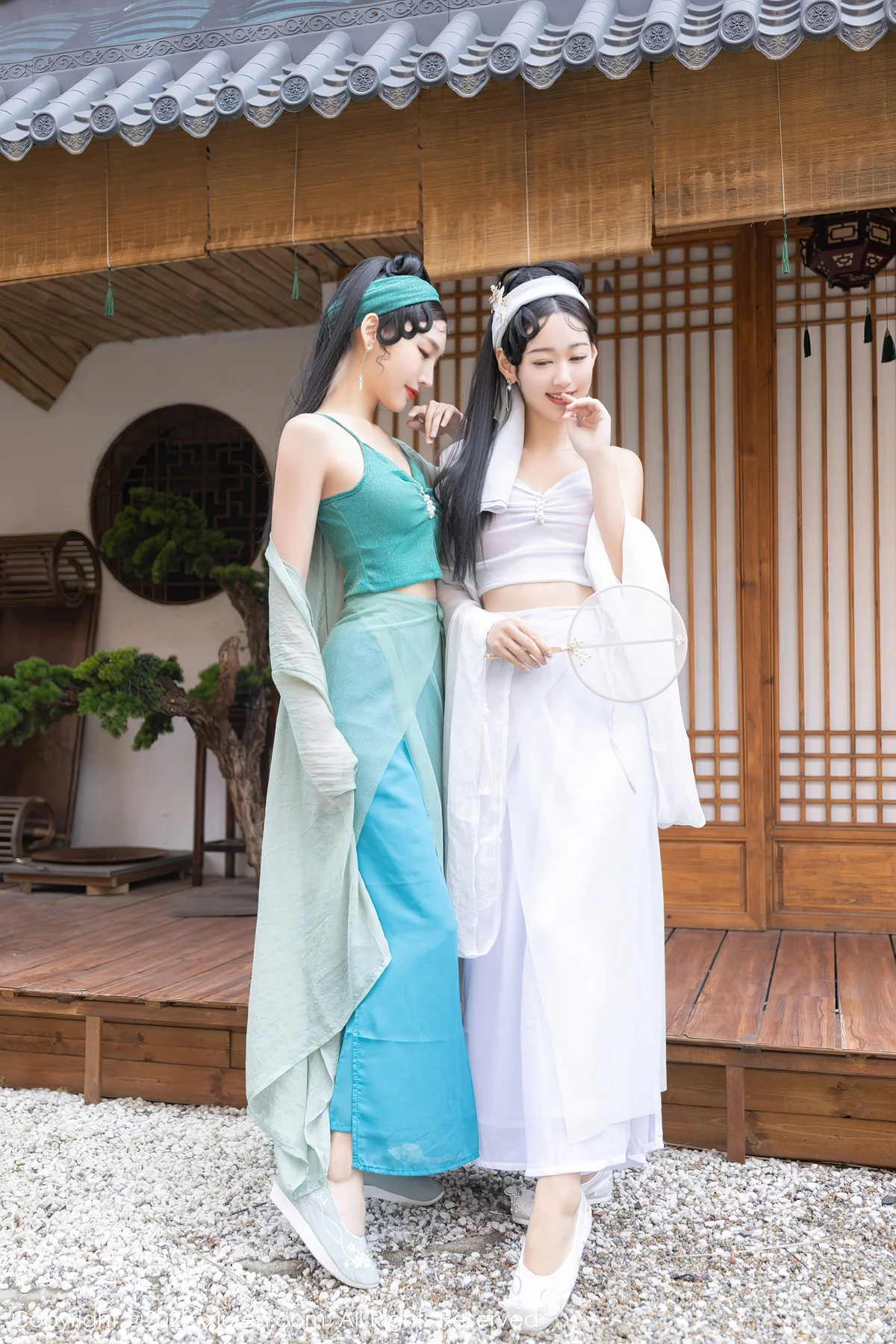 XiuRen 秀人 No.4952 古装服饰拍摄 唐安琪和陆萱萱 性感写真111 - 1