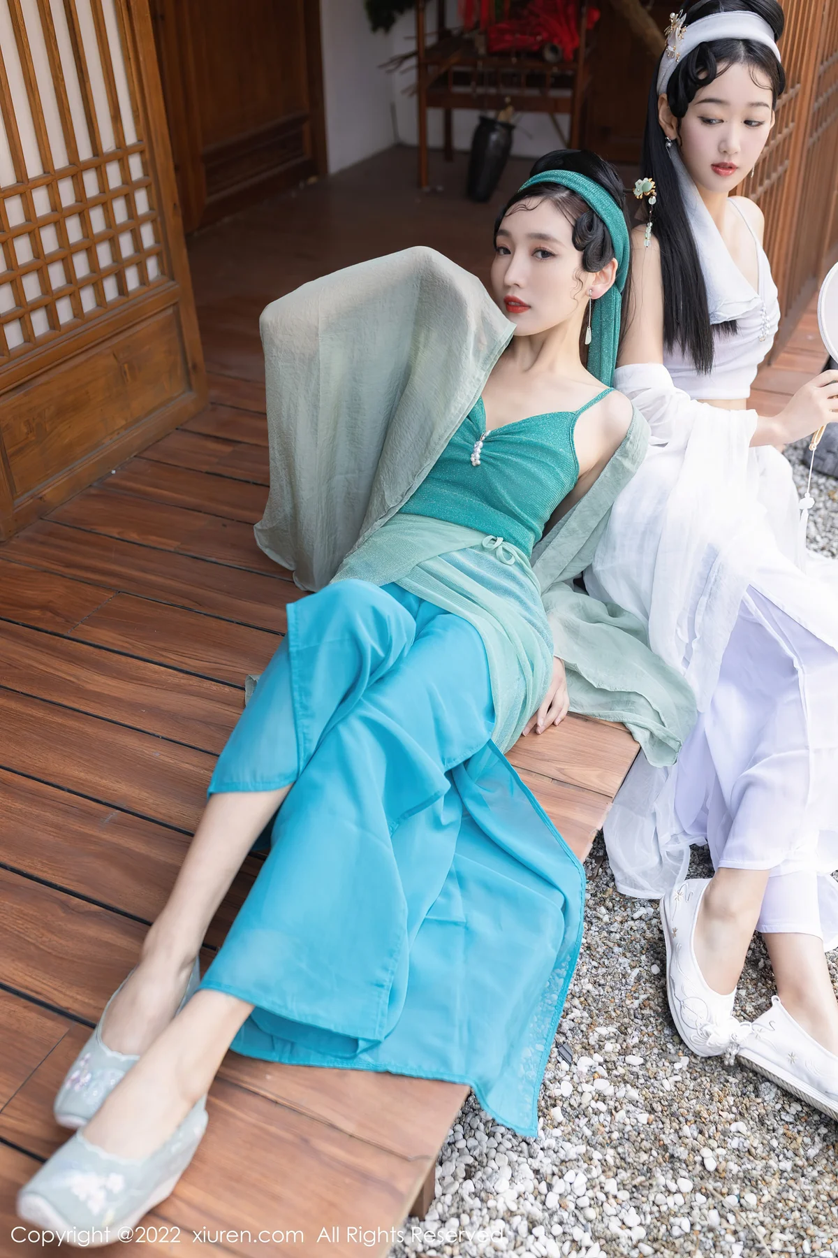 XiuRen 秀人 No.4952 古装服饰拍摄 唐安琪和陆萱萱 性感写真111 - 4