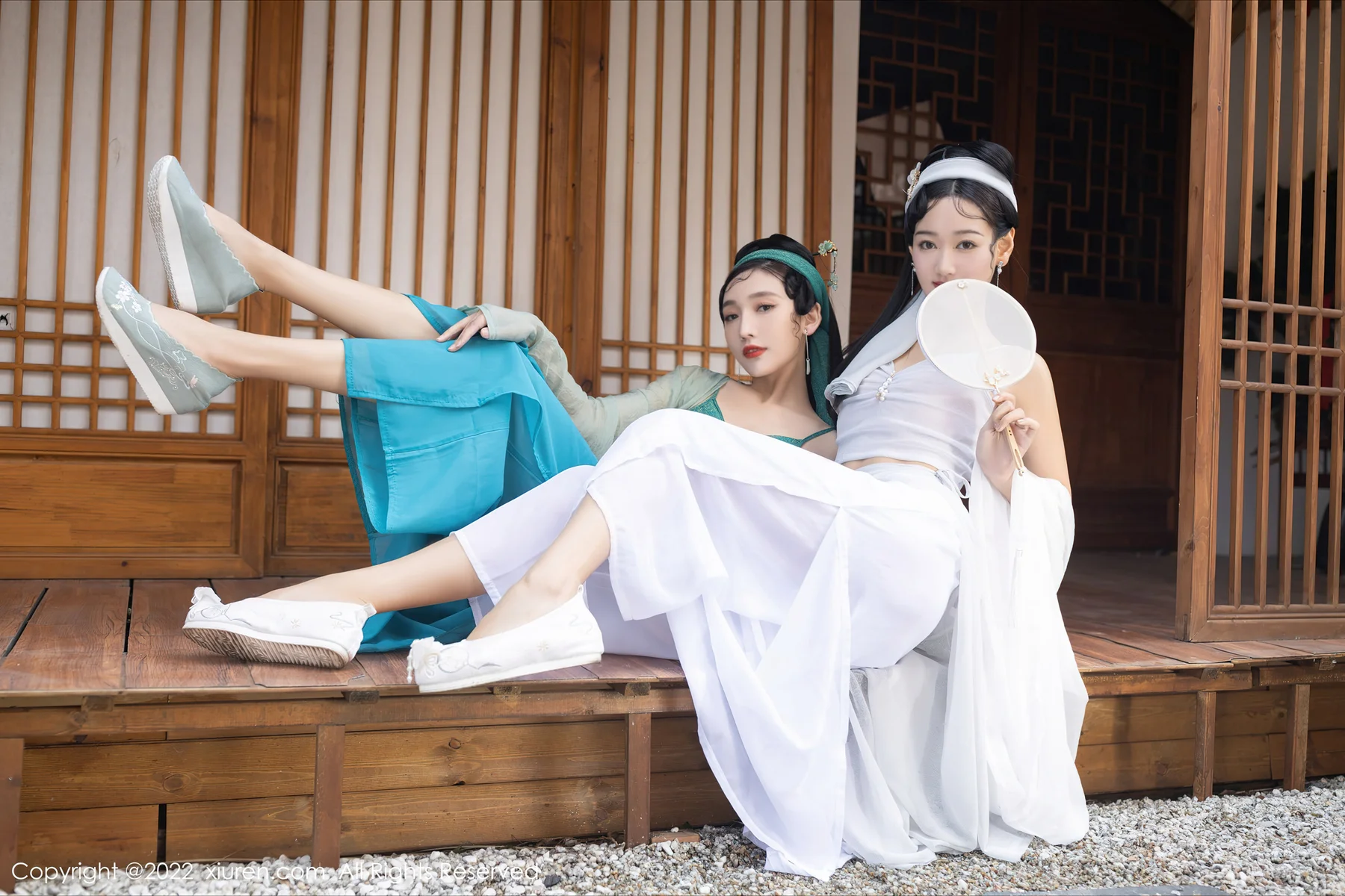 XiuRen 秀人 No.4952 古装服饰拍摄 唐安琪和陆萱萱 性感写真111 - 6