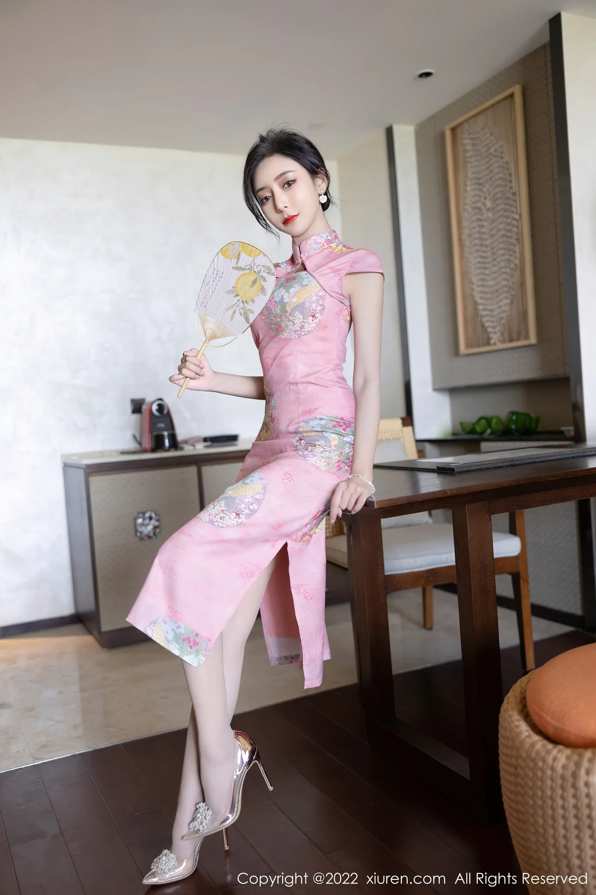 XiuRen 秀人 No.5007 粉红色旗袍 王馨瑶yanni 厦门旅拍11 - 8