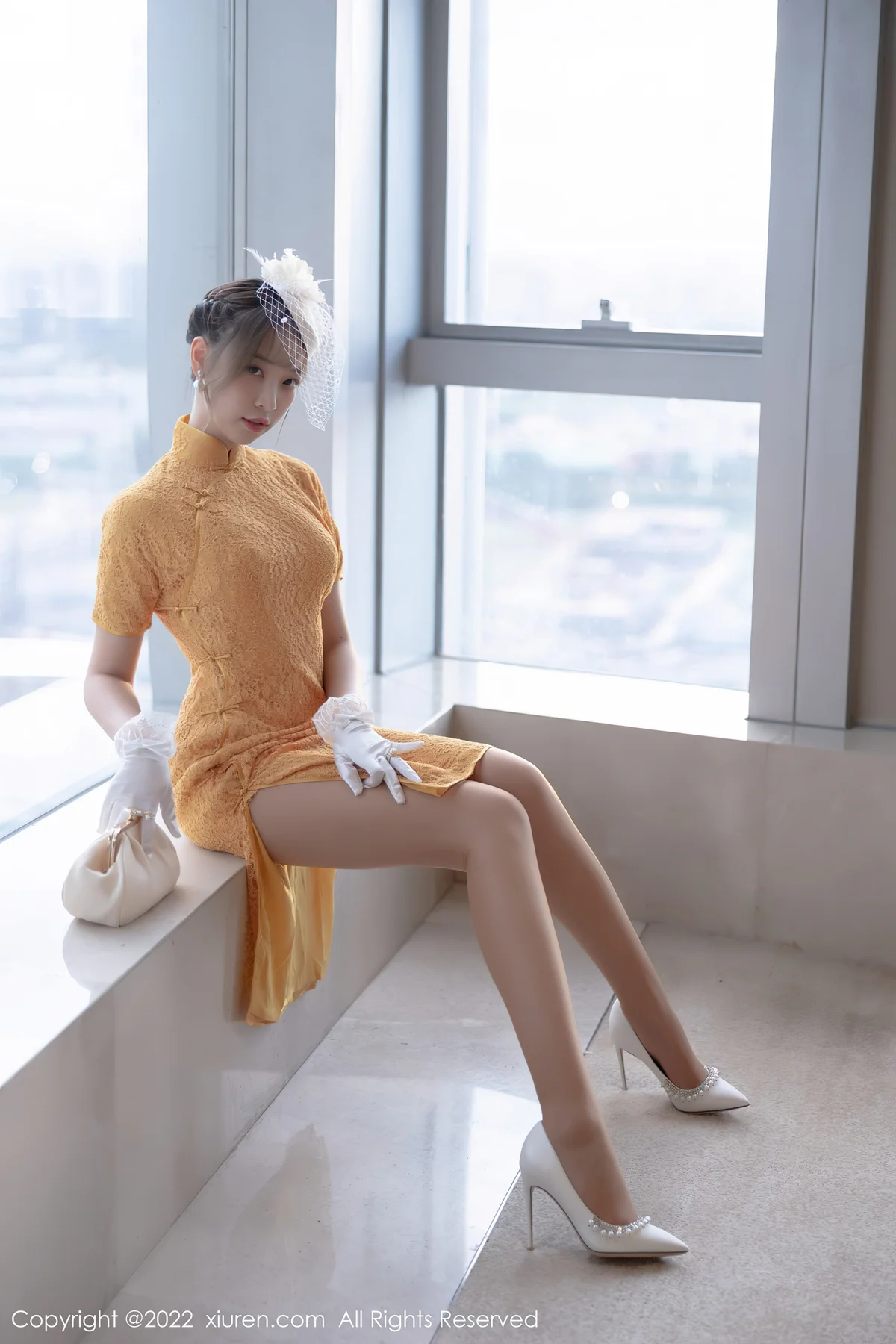 XiuRen 秀人 No.5029 短款旗袍 郑颖姗 性感写真22 - 3