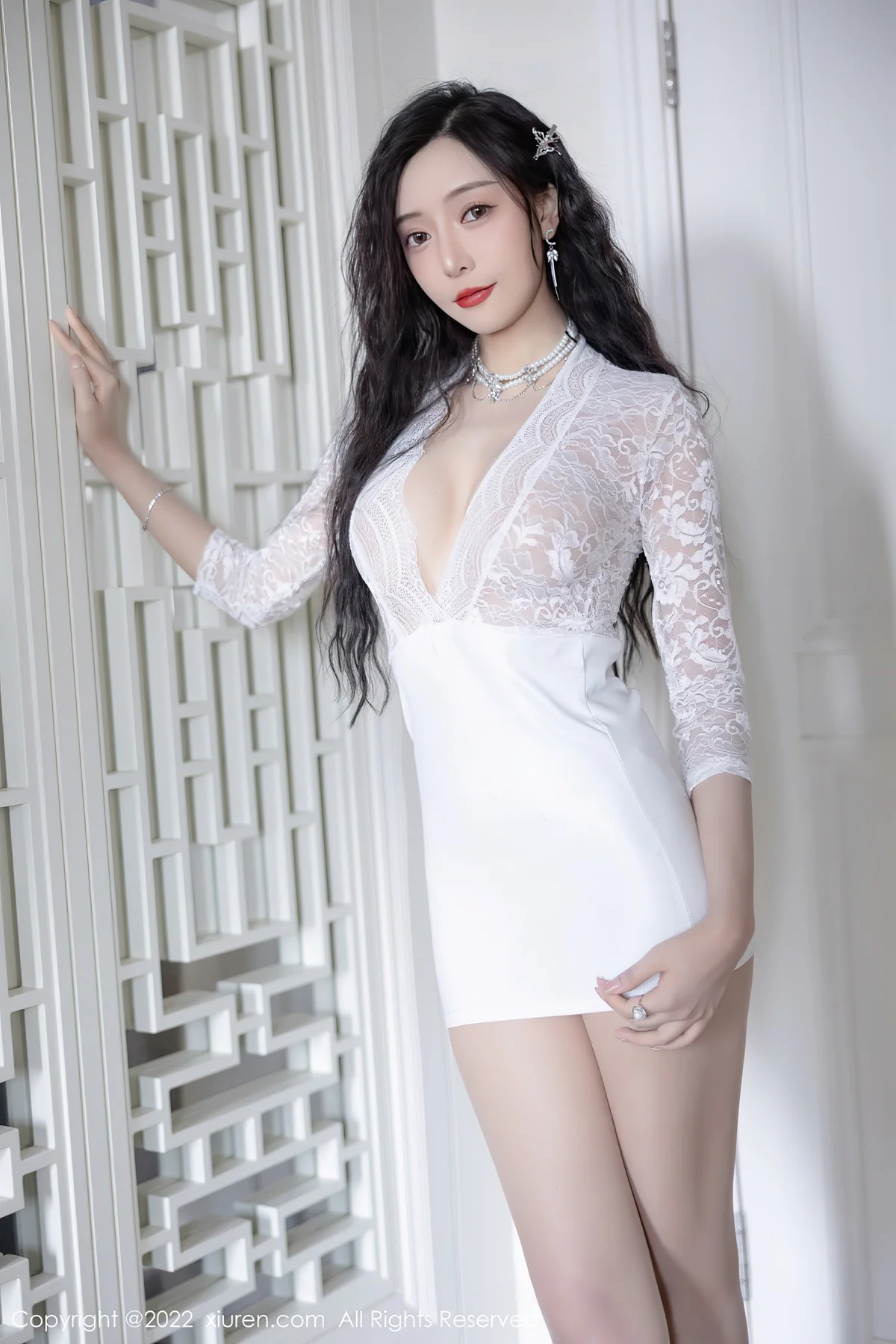 XiuRen 秀人 No.5106 轻透蕾丝 王馨瑶yanni 厦门旅拍1 - 6