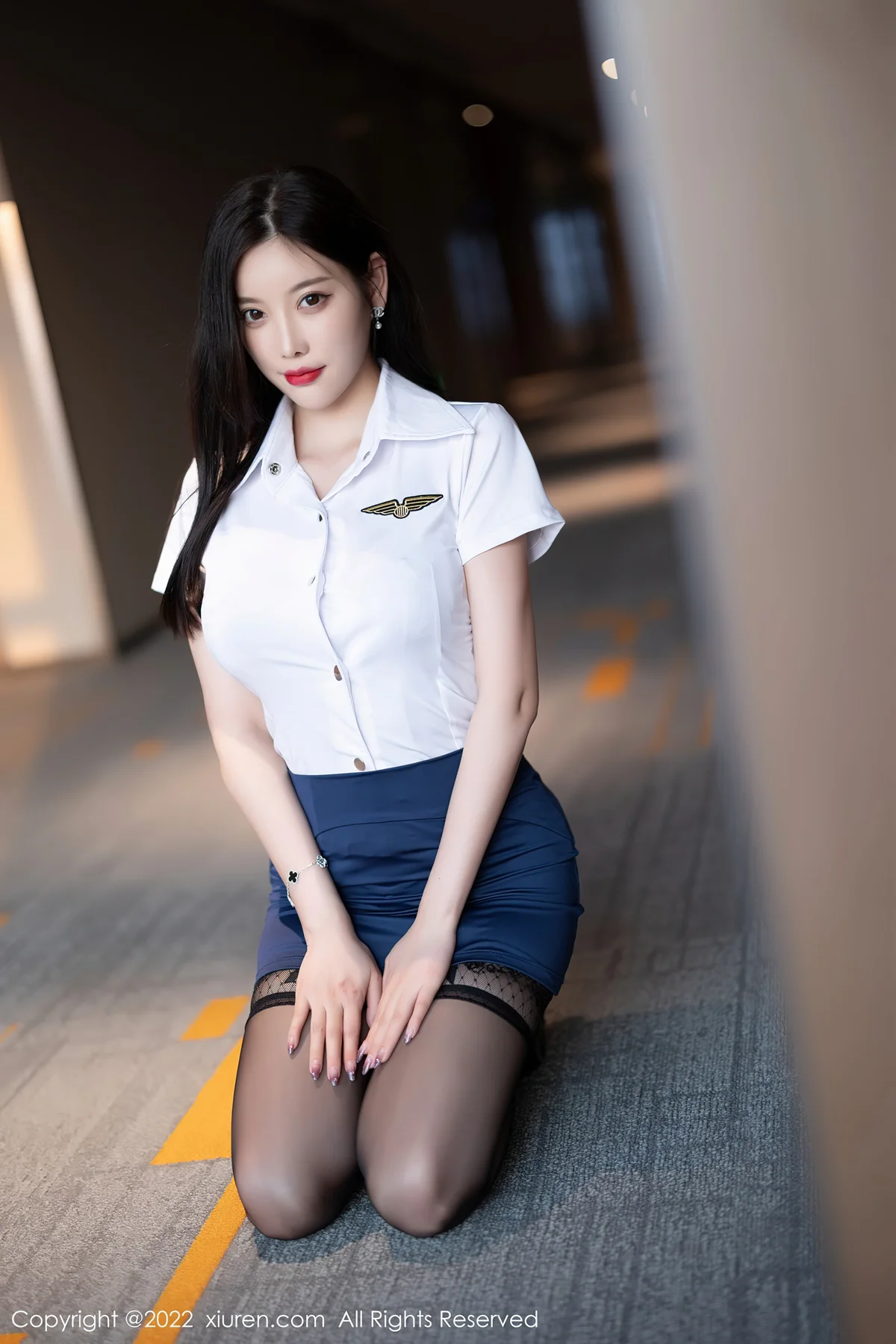 XiuRen 秀人 No.5114 制服诱惑系列 杨晨晨Yome 私房写真1 - 7
