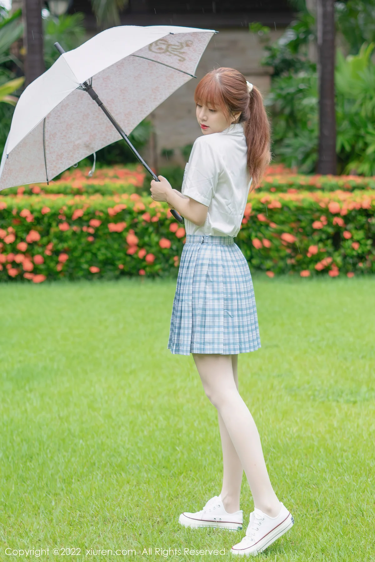 XiuRen 秀人 No.5137 jk格子裙 王雨纯 性感写真1 - 1