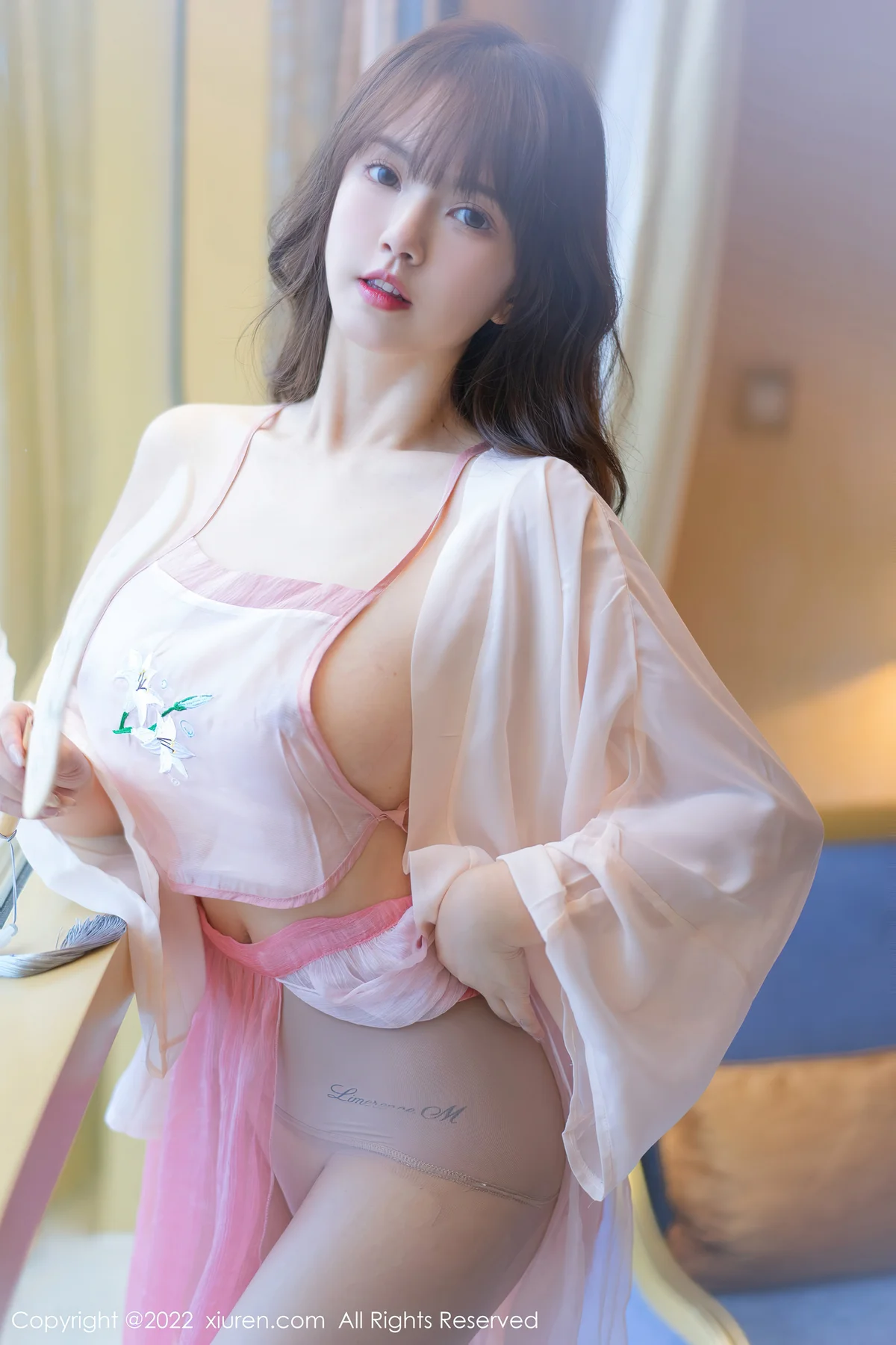 XiuRen 秀人 No.5148 轻透肚兜 张思允Nice 性感写真11 - 5