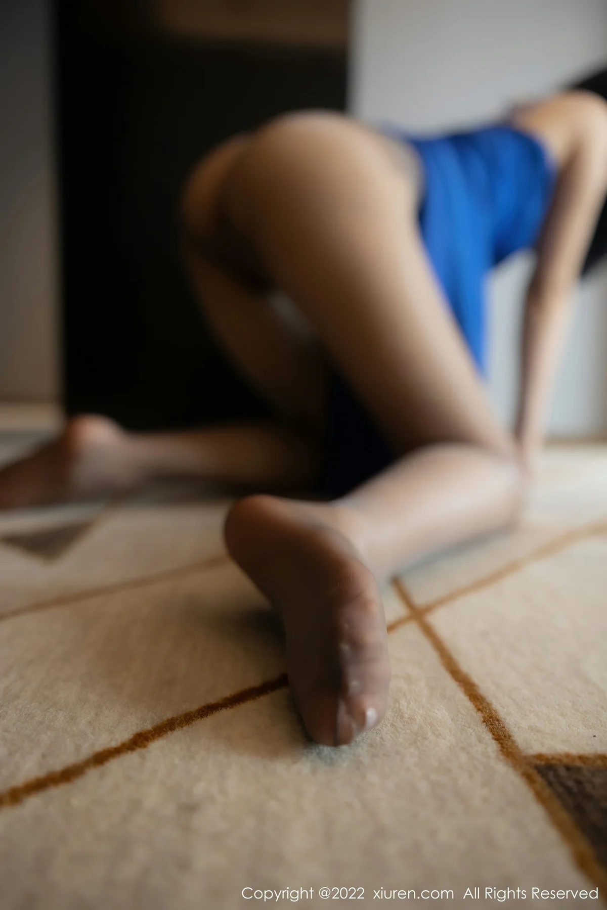 XiuRen 秀人 No.5165 奶瓶. 蓝色吊带裙性感写真11 - 10