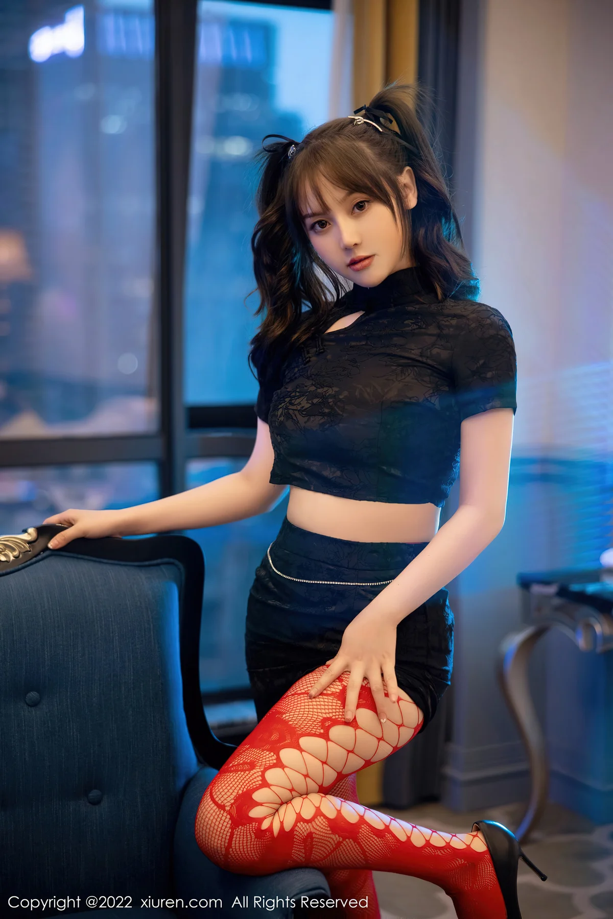 XiuRen 秀人 No.5225 短款旗袍 豆瓣酱 性感写真1 - 4