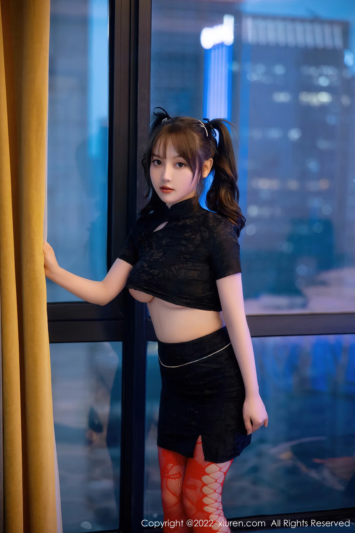 XiuRen 秀人 No.5225 短款旗袍 豆瓣酱 性感写真1 - 2