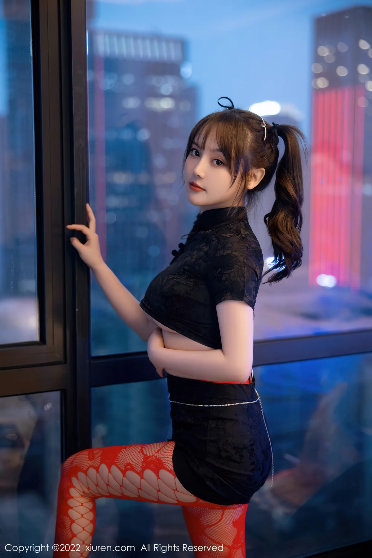 XiuRen 秀人 No.5225 短款旗袍 豆瓣酱 性感写真1 - 3