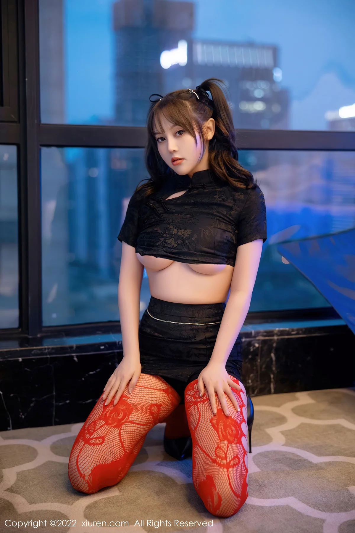 XiuRen 秀人 No.5225 短款旗袍 豆瓣酱 性感写真1 - 9