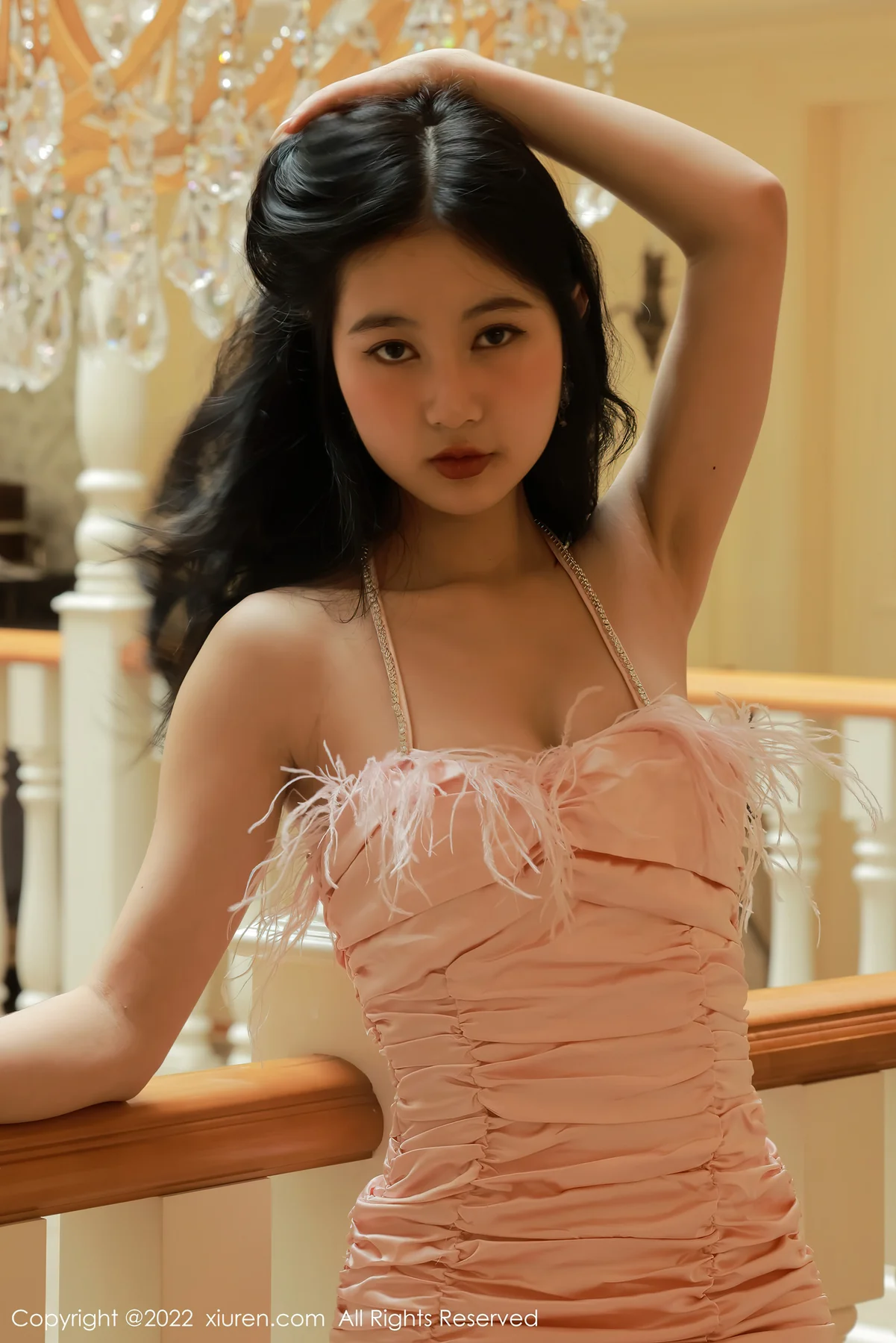 XiuRen 秀人 No.5235 粉色吊带 谢晚晚 澳门旅拍3 - 10