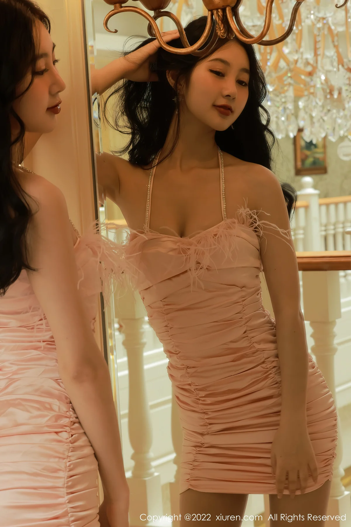 XiuRen 秀人 No.5235 粉色吊带 谢晚晚 澳门旅拍3 - 3