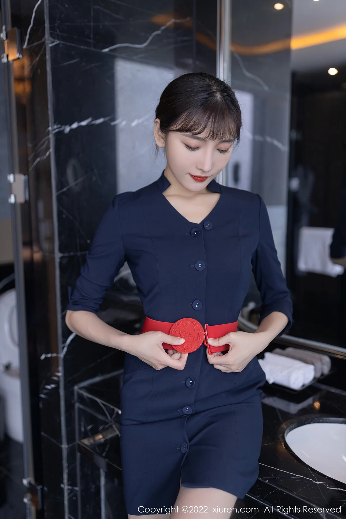 XiuRen 秀人 No.5245 空姐制服 陆萱萱 广州-云南旅拍11 - 5