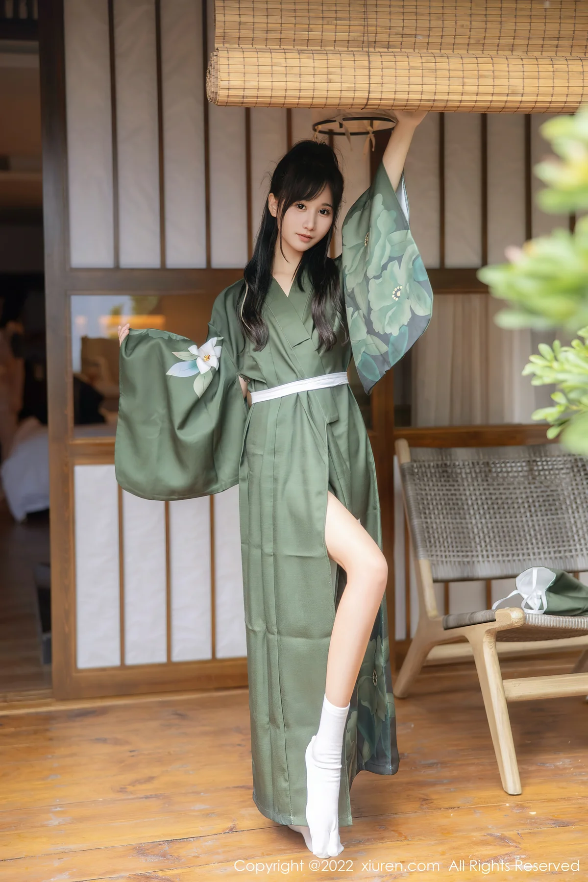 XiuRen 秀人 No.5256 暗灰绿色和服 小果冻儿 大理旅拍11 - 7