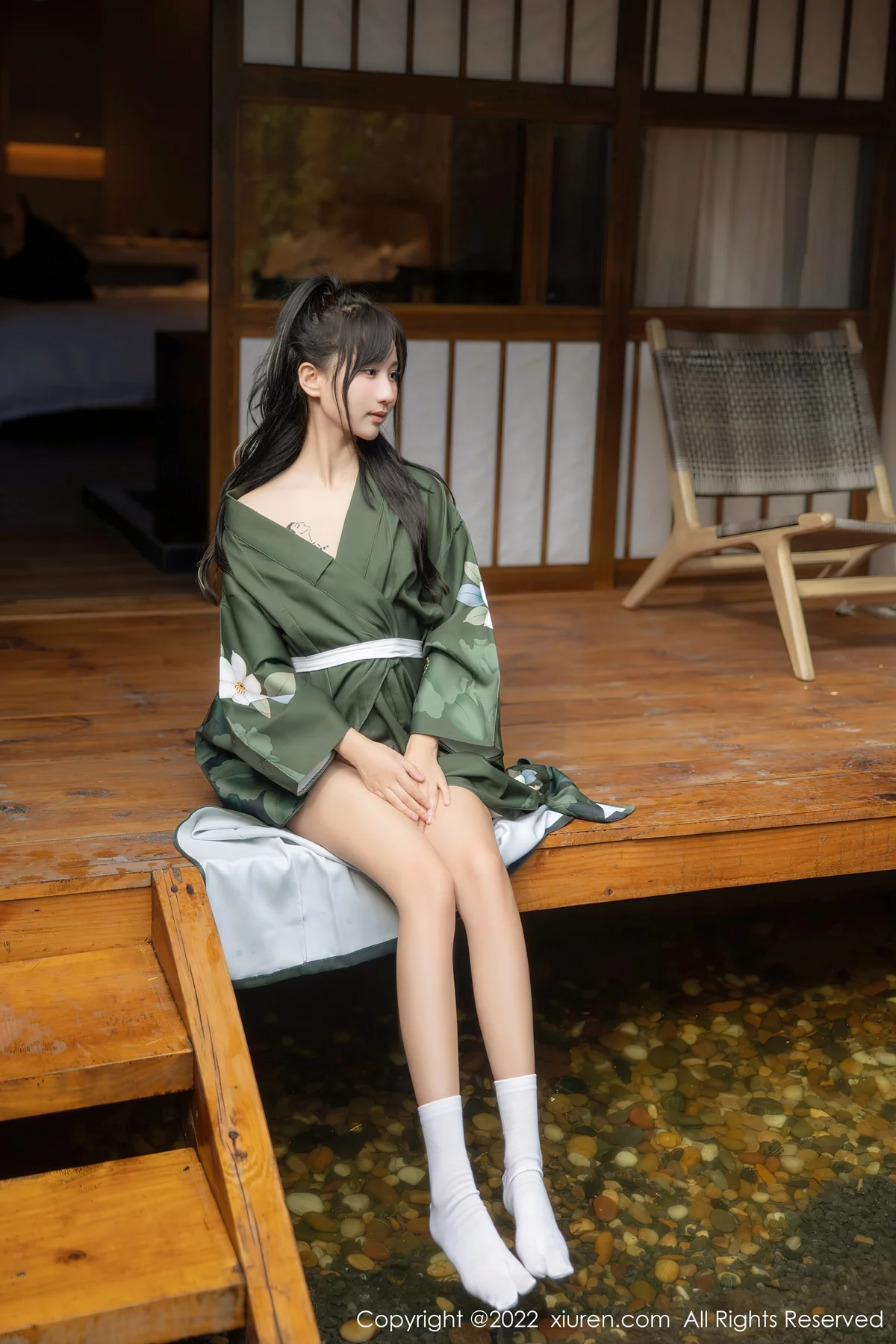 XiuRen 秀人 No.5256 暗灰绿色和服 小果冻儿 大理旅拍11 - 10