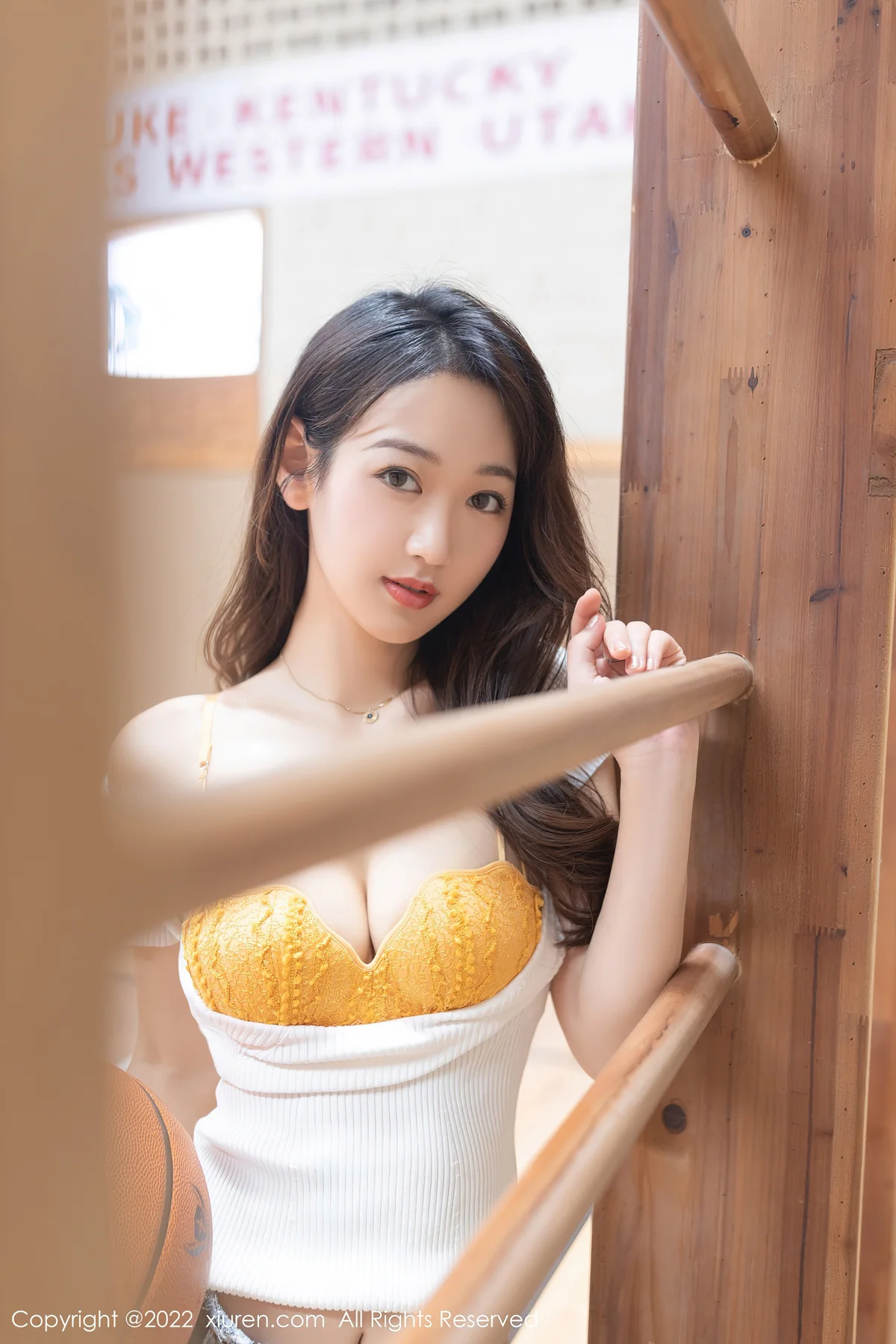 XiuRen 秀人 No.5258 黄色蕾丝内衣 唐安琪 广州-云南旅拍11 - 1