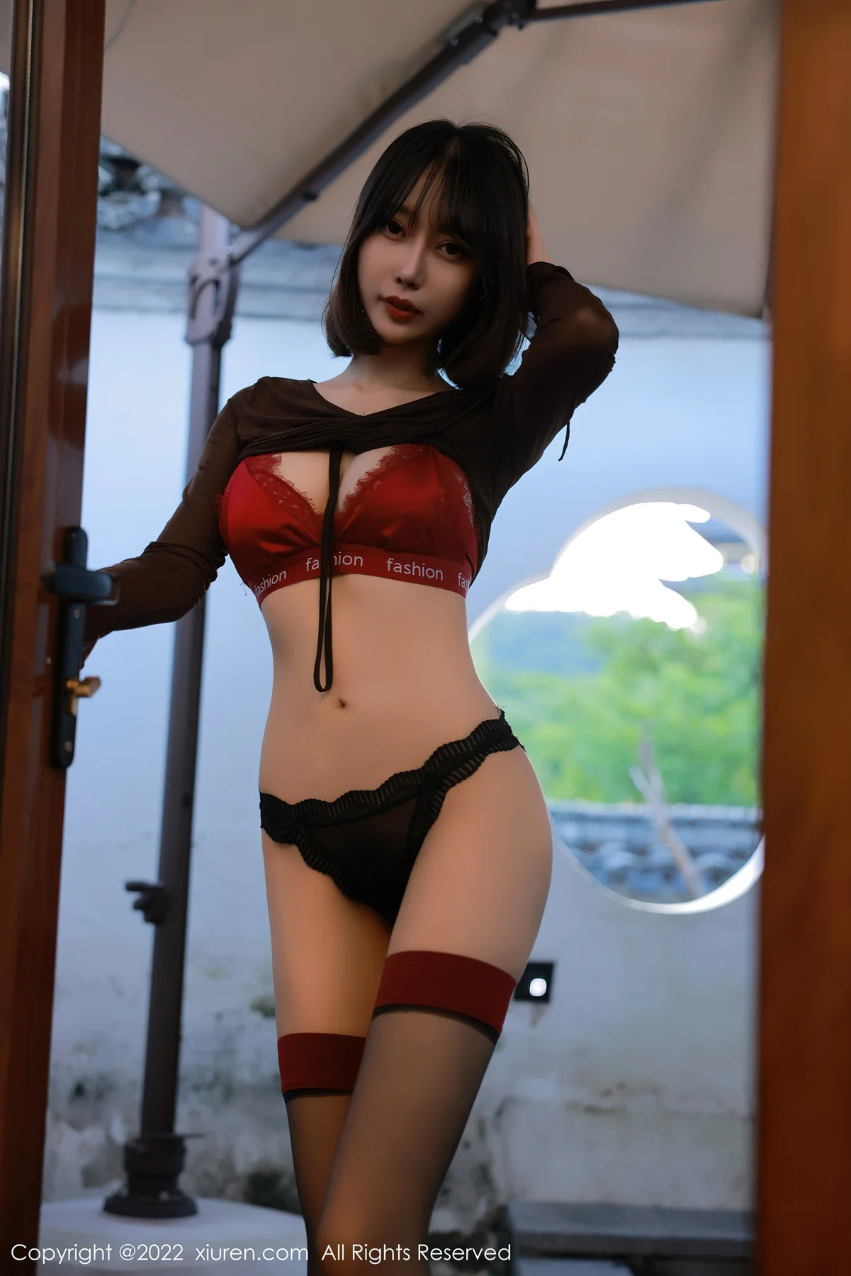 XiuRen 秀人 No.5283 蕾丝内衣 玥儿玥er 澳门旅拍1 - 1