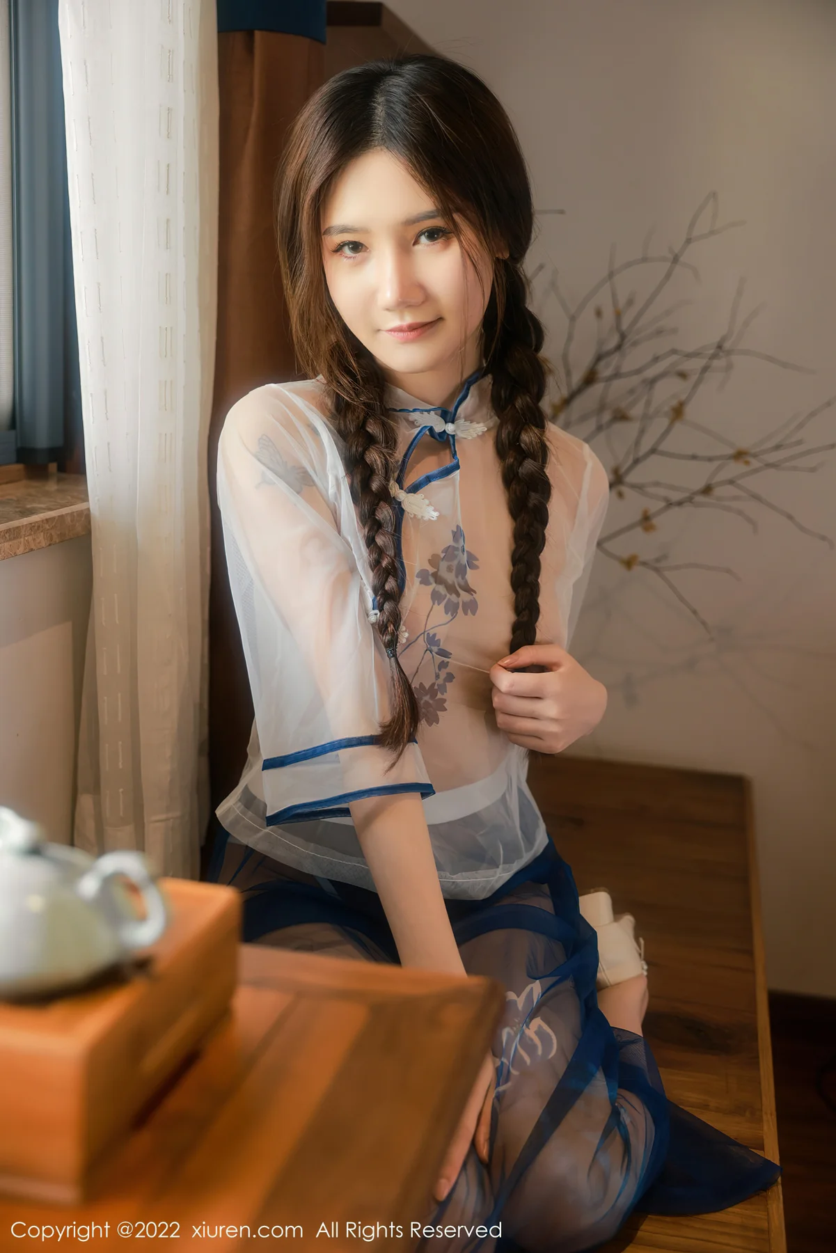XiuRen 秀人 No.5287 轻透古装服饰 古月小同学 性感写真1 - 4